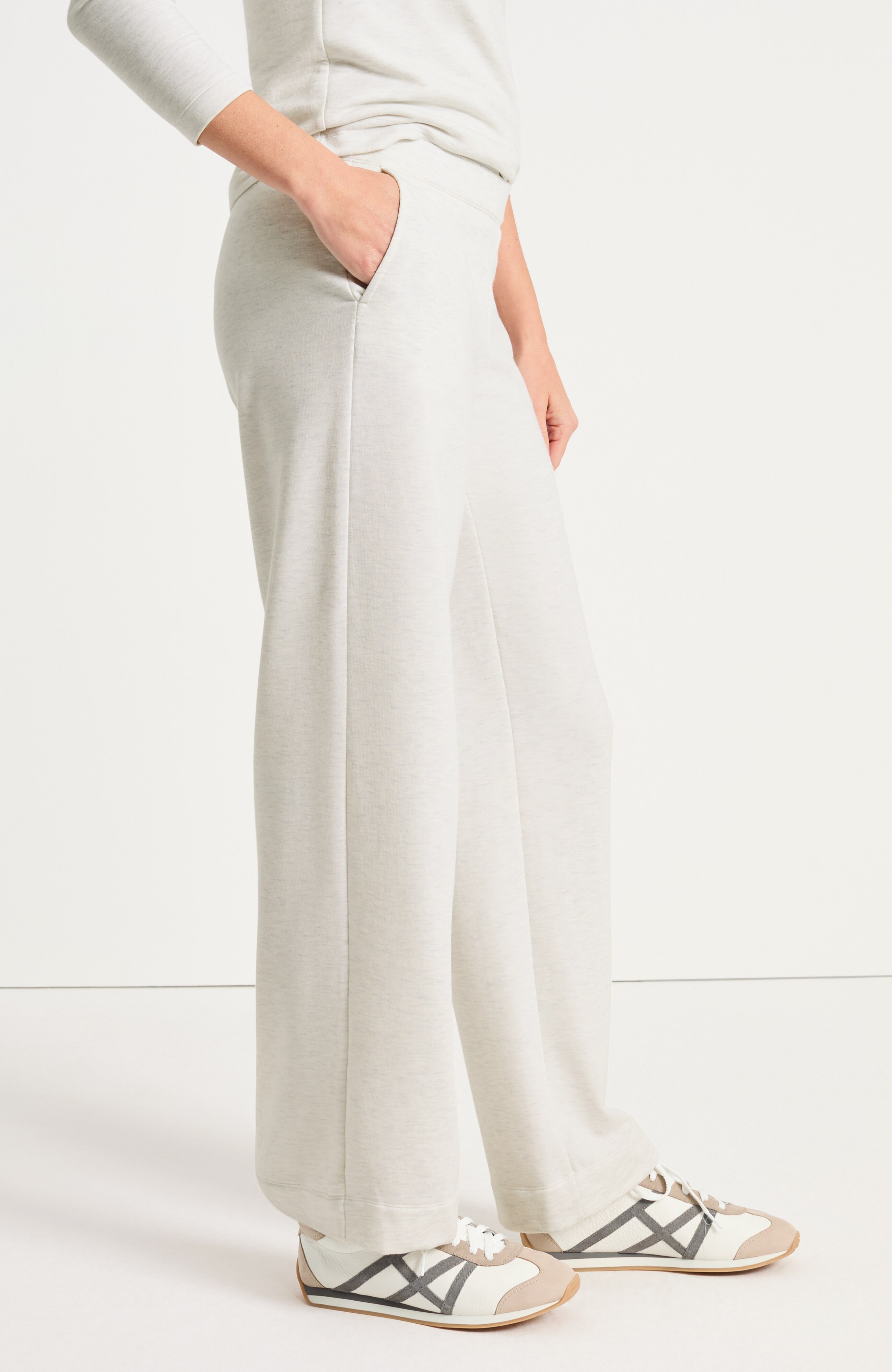 Fleece Wide-Hem Pant