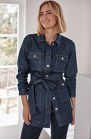 Image for Belted Denim Jacket