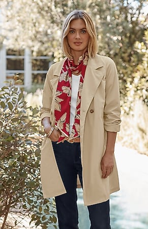 Image for Water-Repellent Trench Coat