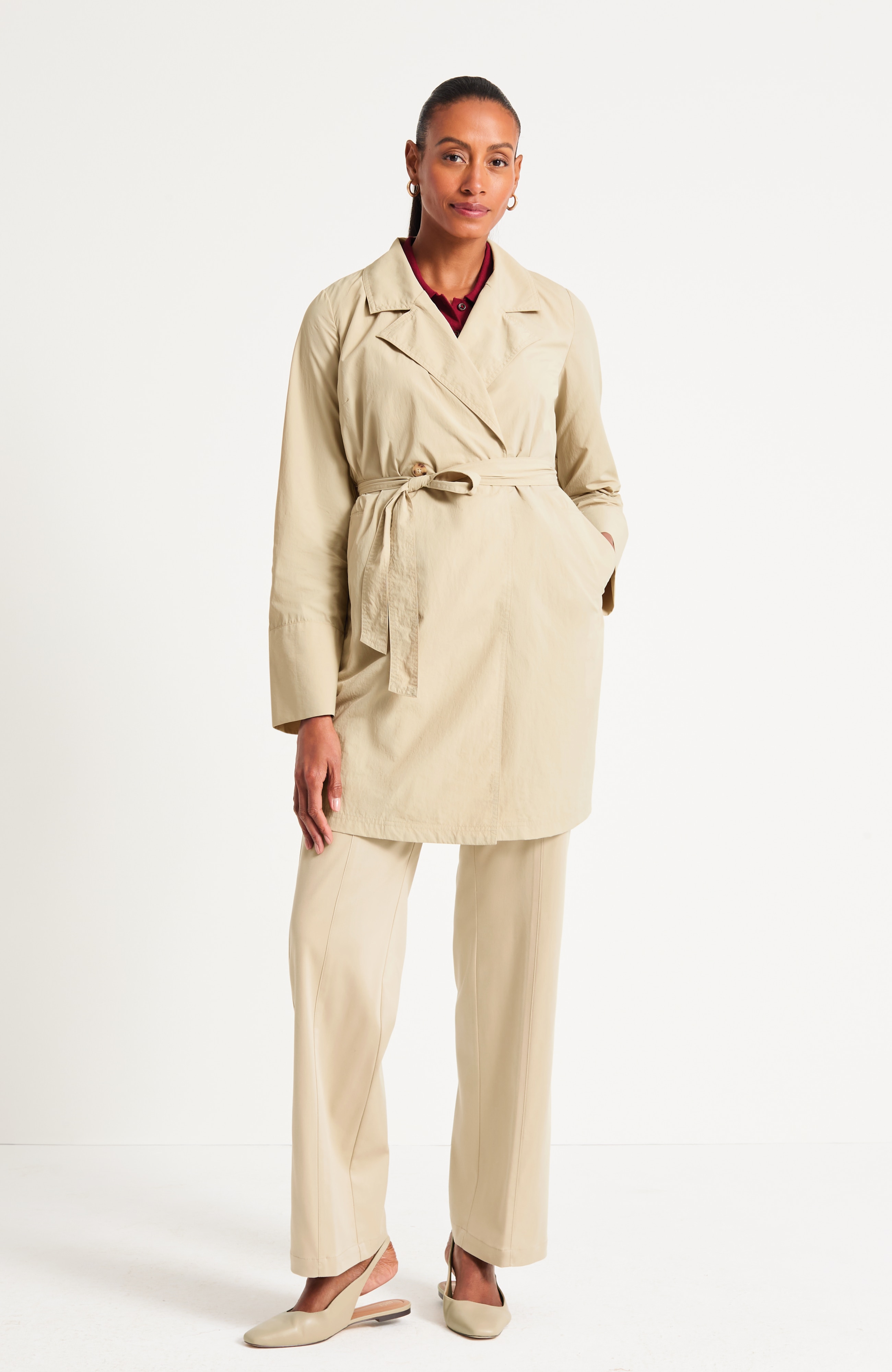 Water-Repellent Trench Coat | JJill