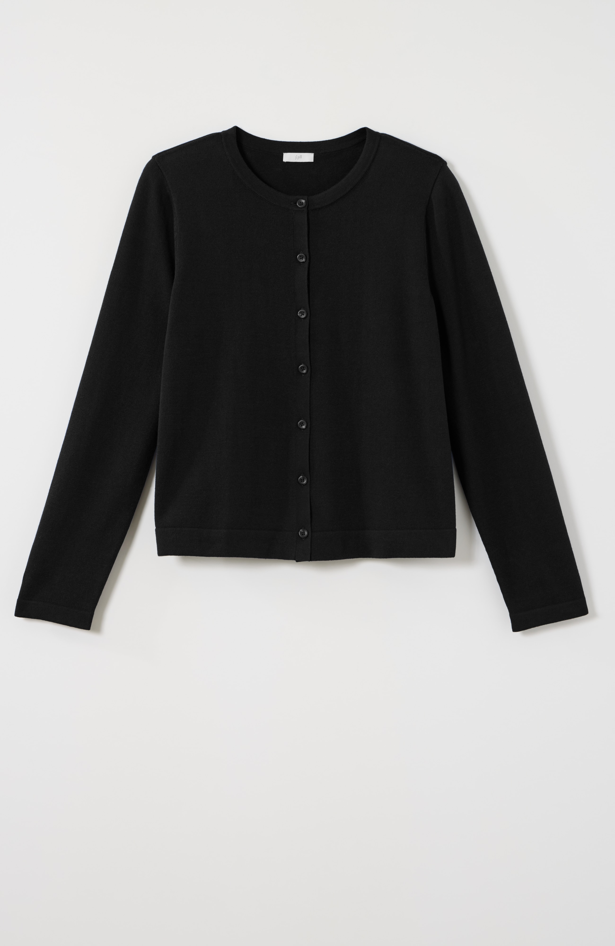 Short Crew-Neck Cardi