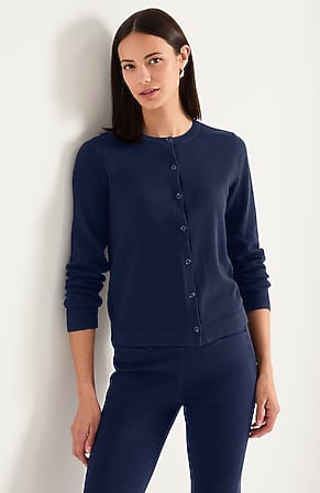 Image for Short Crew-Neck Cardi