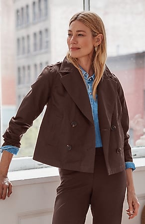 Image for Water-Repellent Trench Jacket