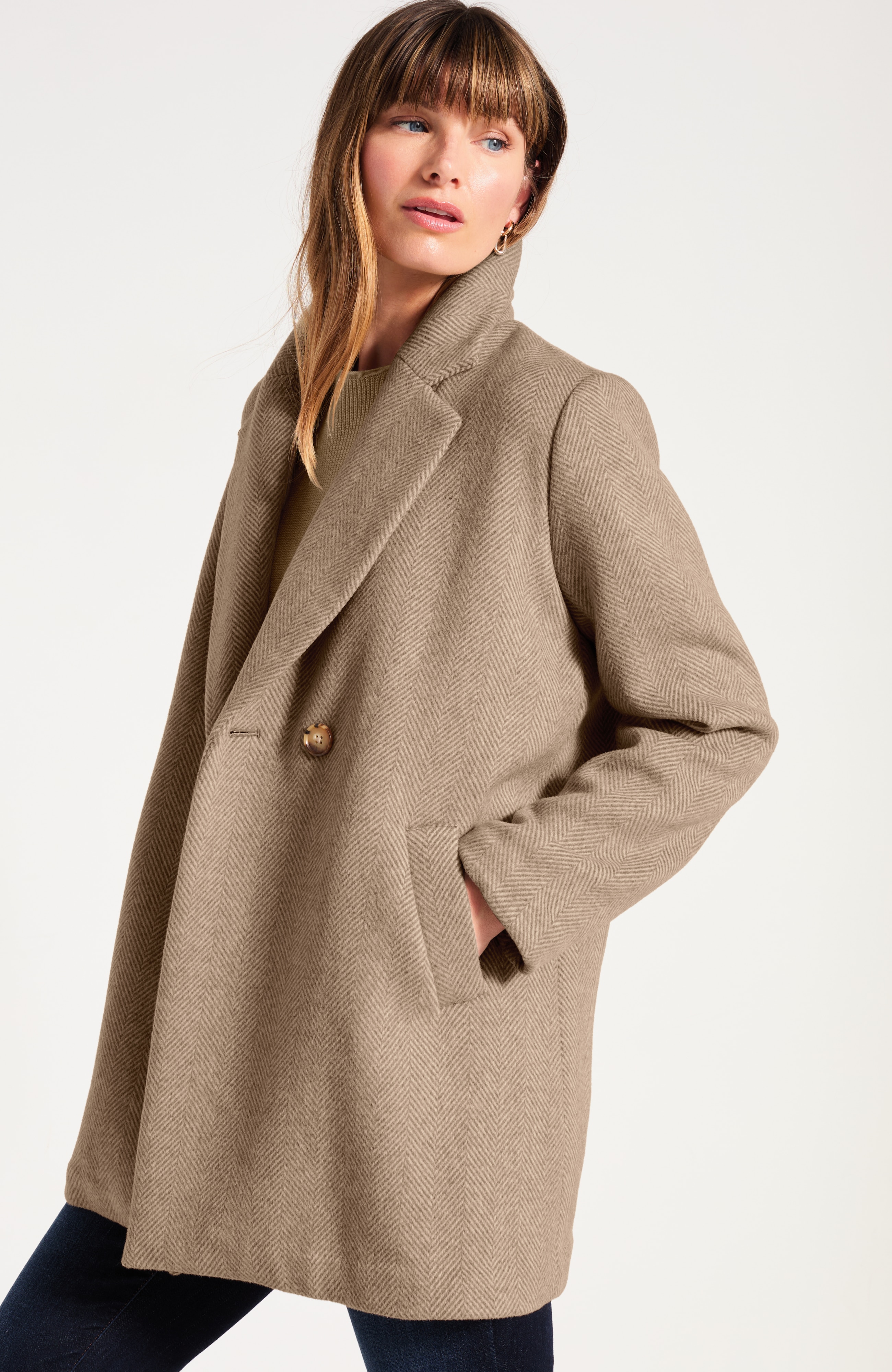 Herringbone Coat | JJill