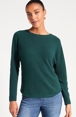 Image for Pure Jill Ribbed Dolman-Sleeve Sweater