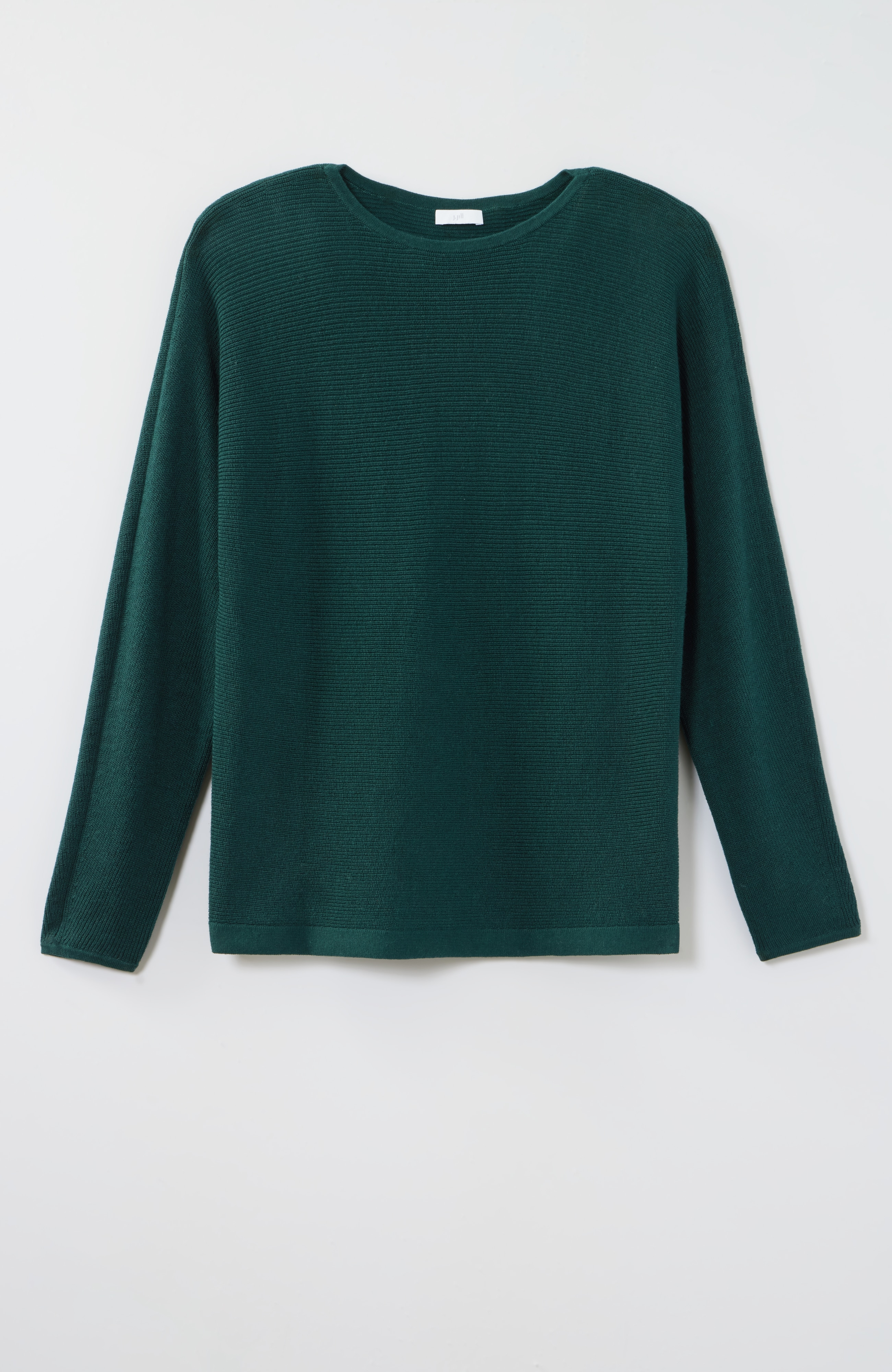 Pure Jill Ribbed Dolman-Sleeve Sweater