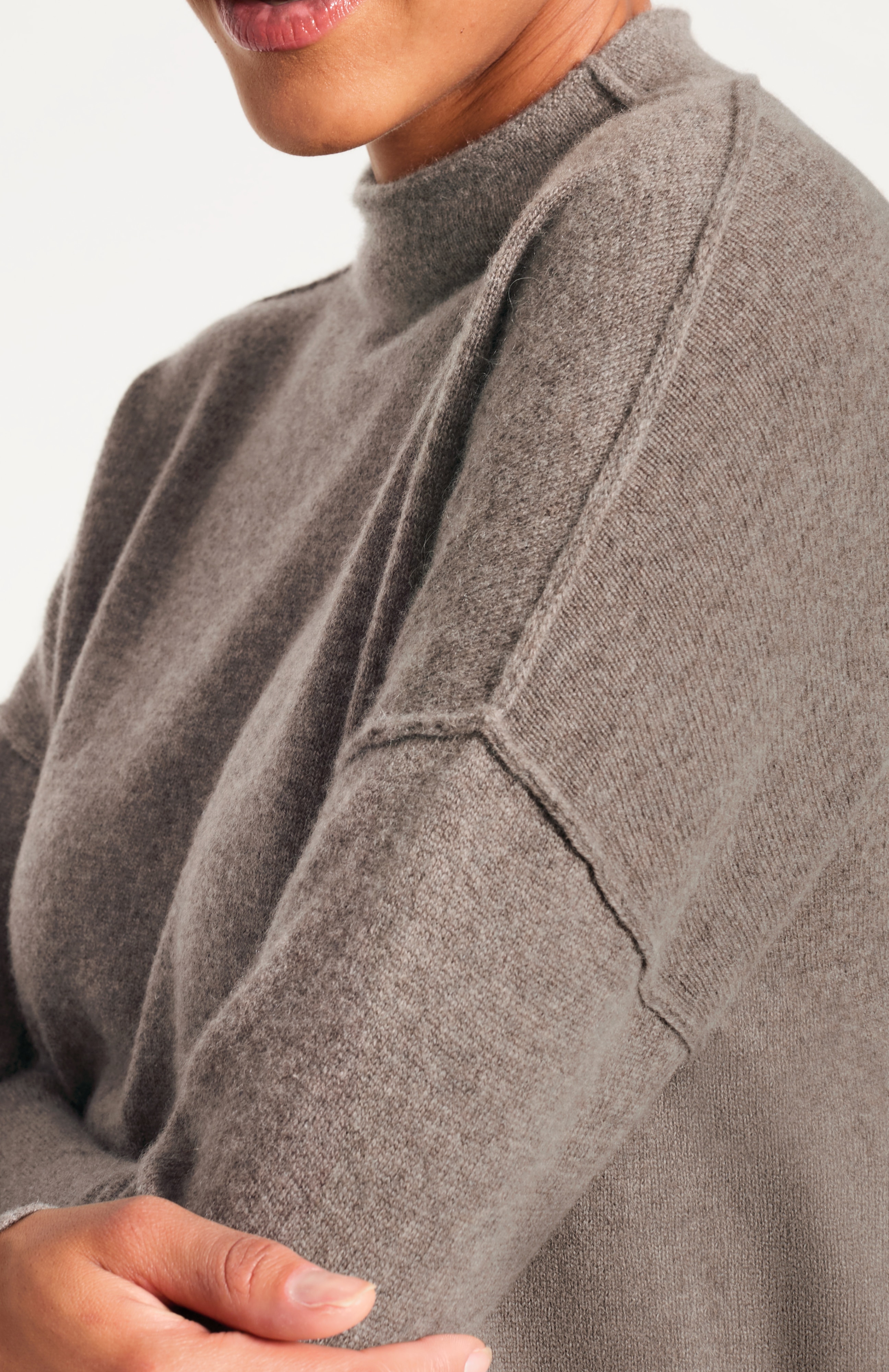 Pure Jill Cashmere Funnel-Neck Sweater | JJill