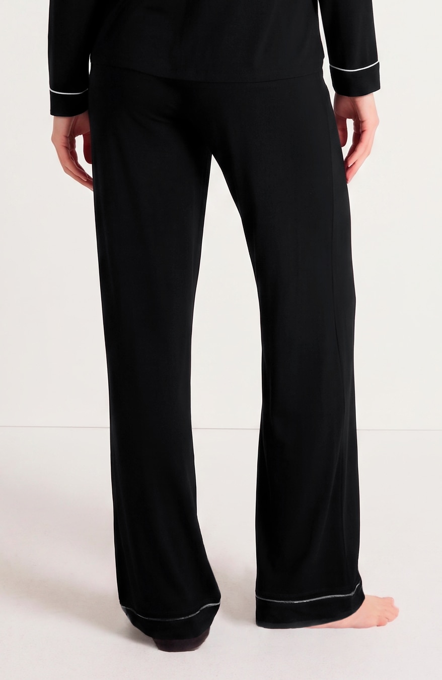 Sleep Cooling Knit Wide-Leg Pant