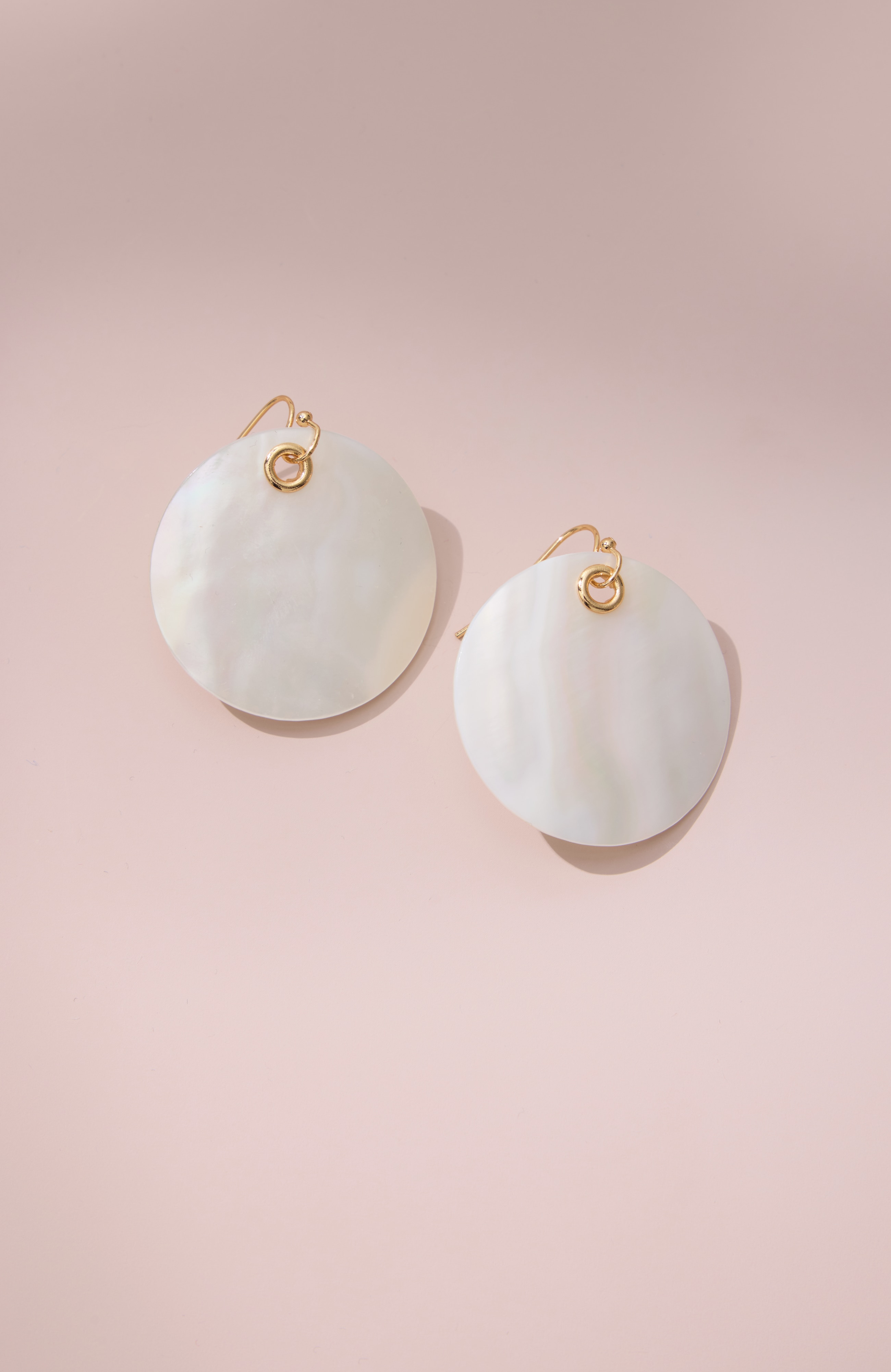 cultured mother-of-pearl drop earrings