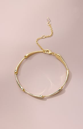 Image for Demi-Fine Sculpted Teardrop Bracelet