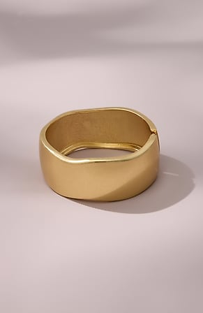 Image for Goldtone Hinge Bangle