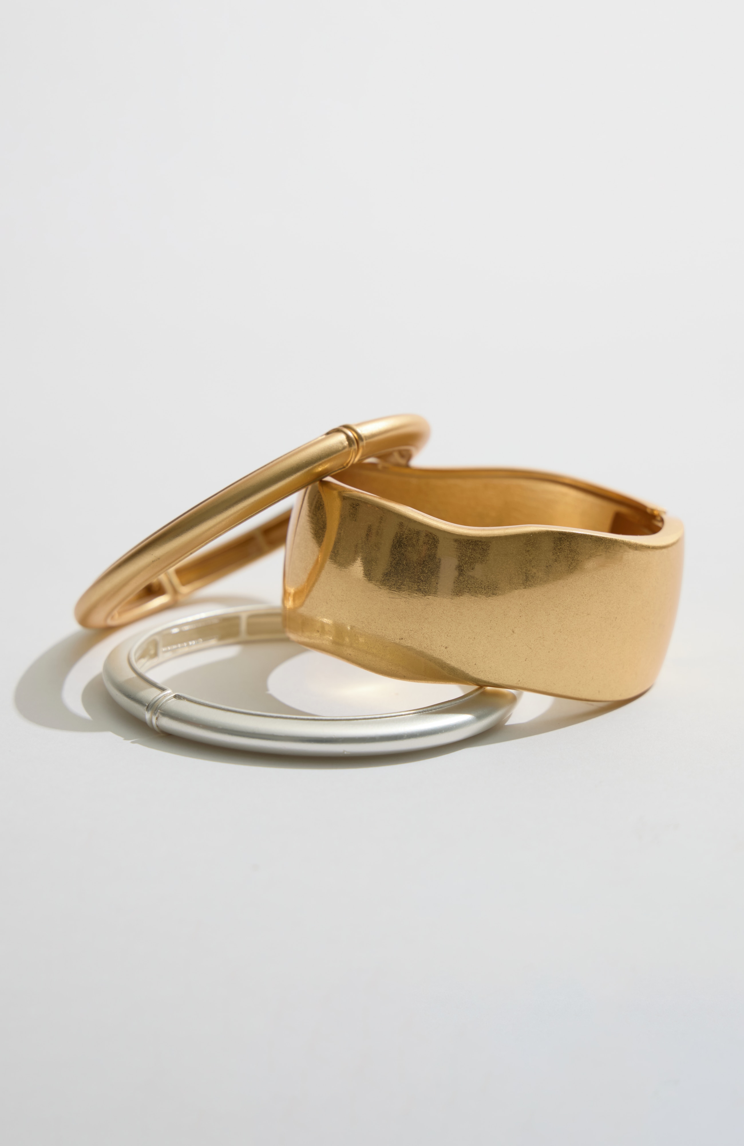goldtone hinge bangle