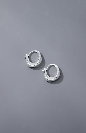 Image for Demi-Fine Contoured Hoops