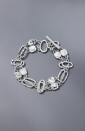 Image for Geometric Layered Chain Bracelet
