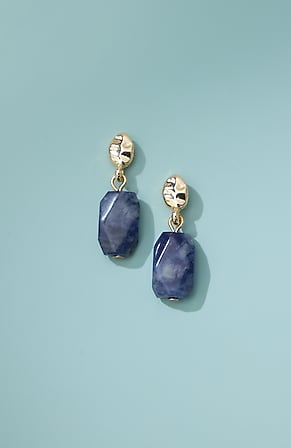 Image for Sodalite Drop Earrings