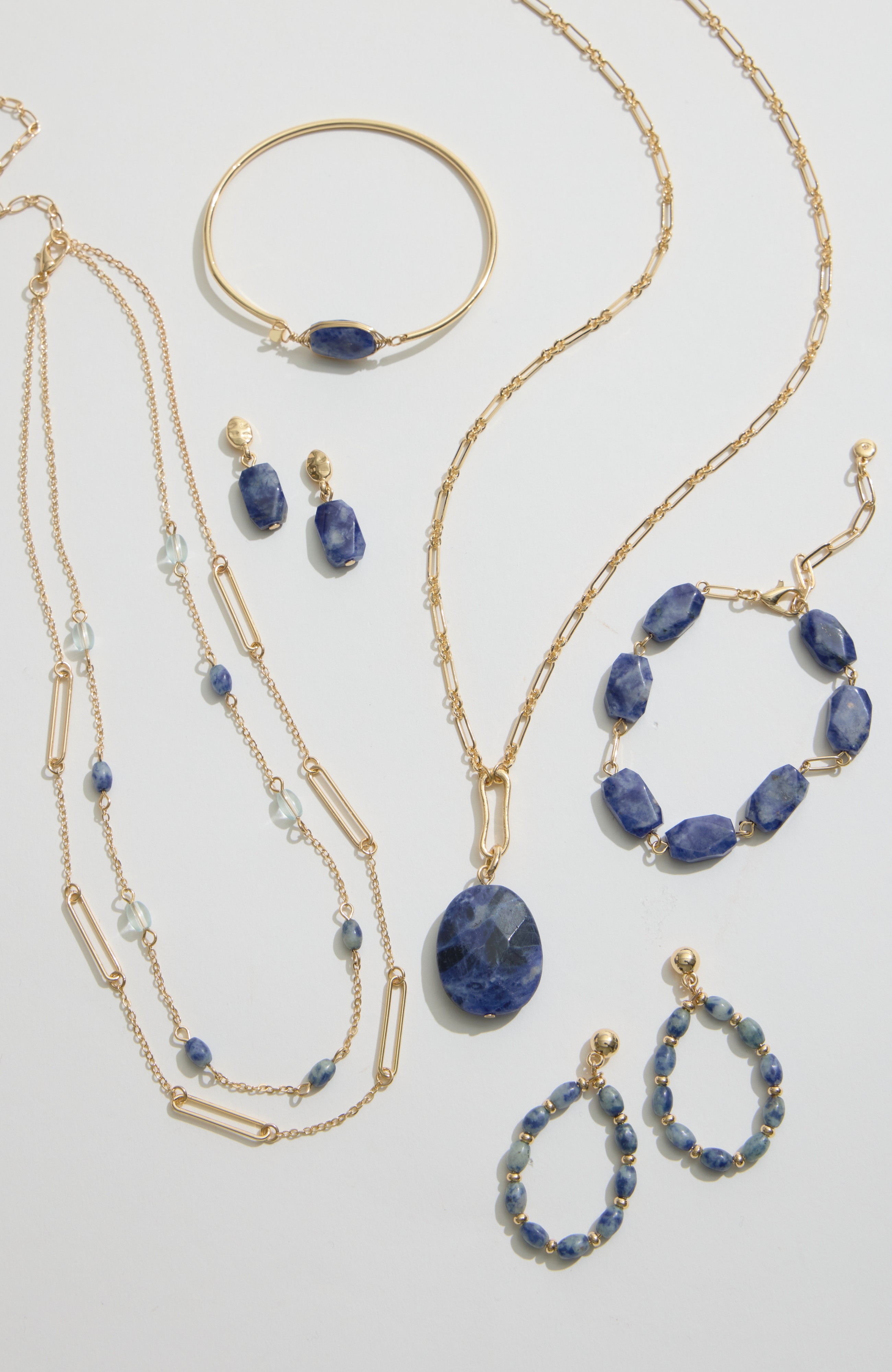 Sodalite Drop Earrings