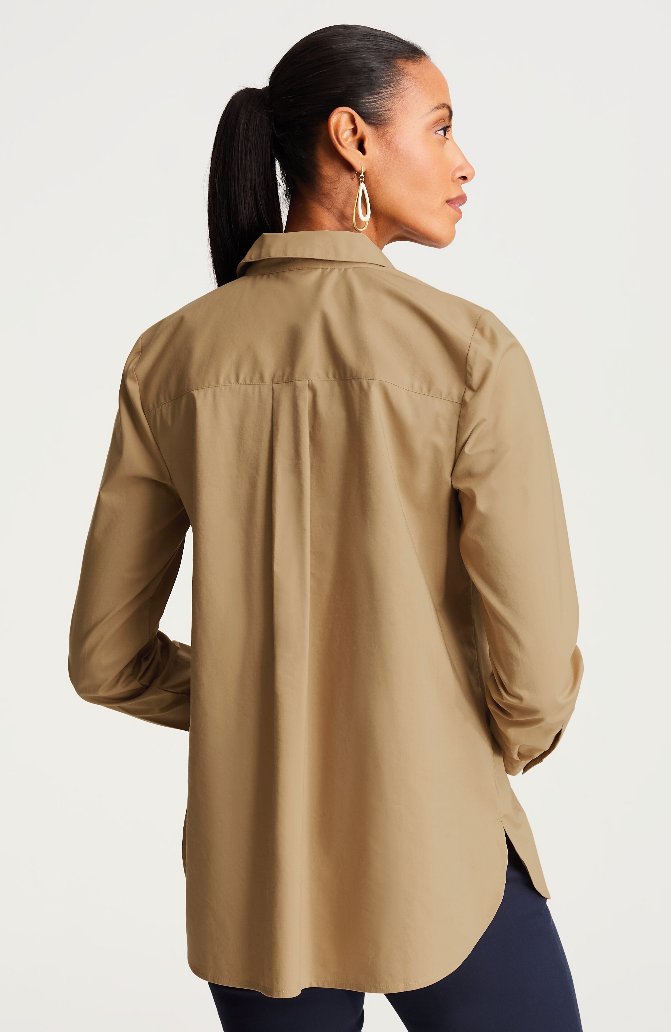 trapunto-stitched tunic