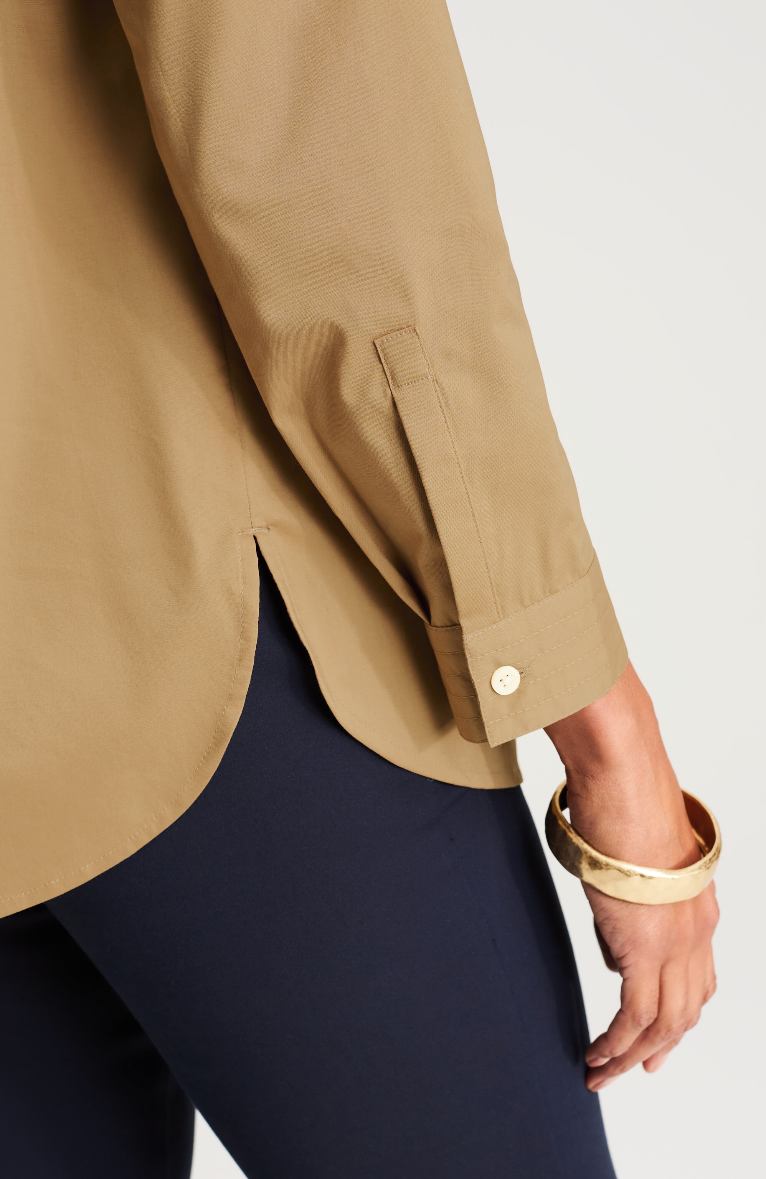 trapunto-stitched tunic