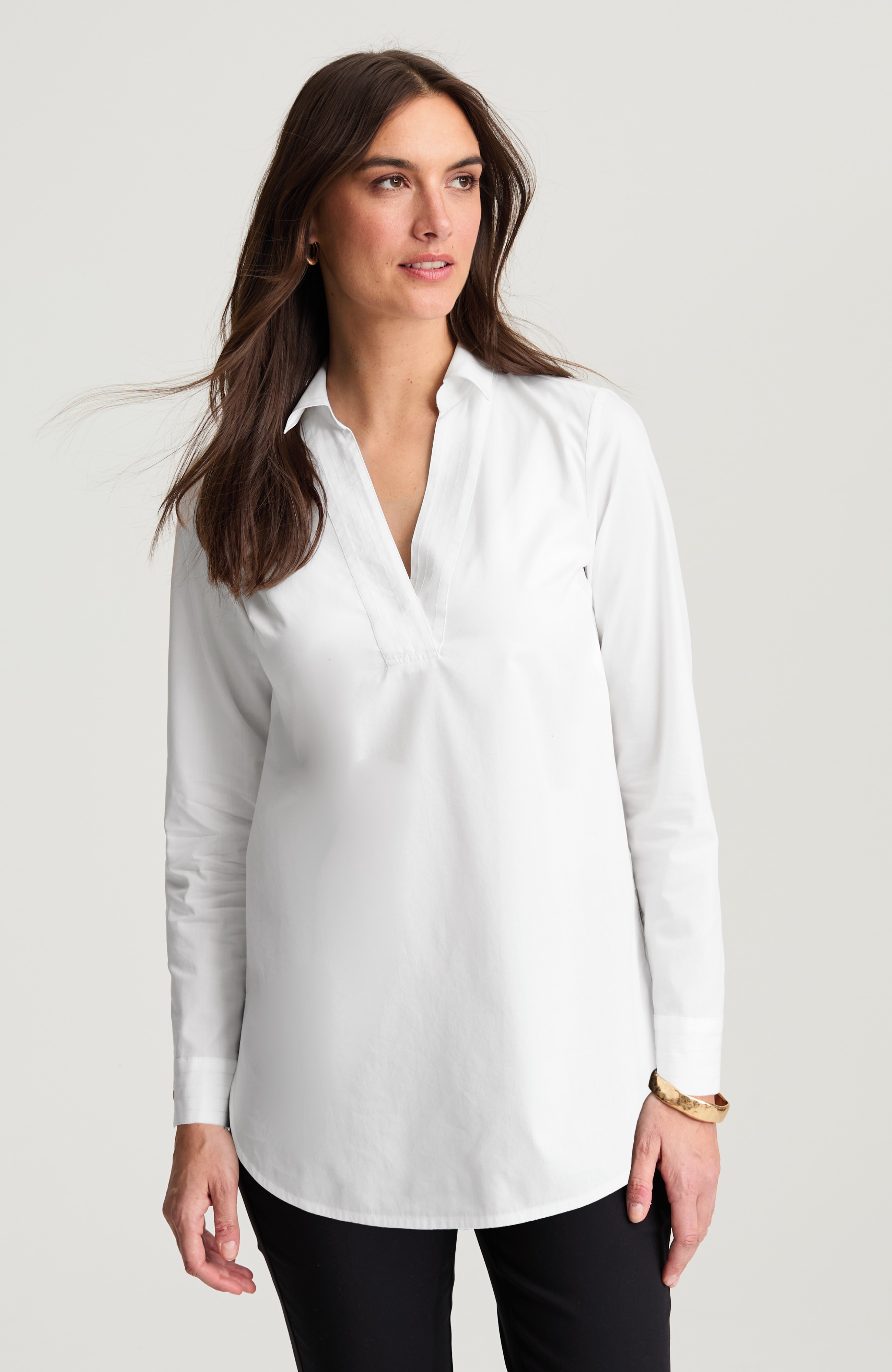 TRAPUNTO-STITCHED TUNIC | JJill
