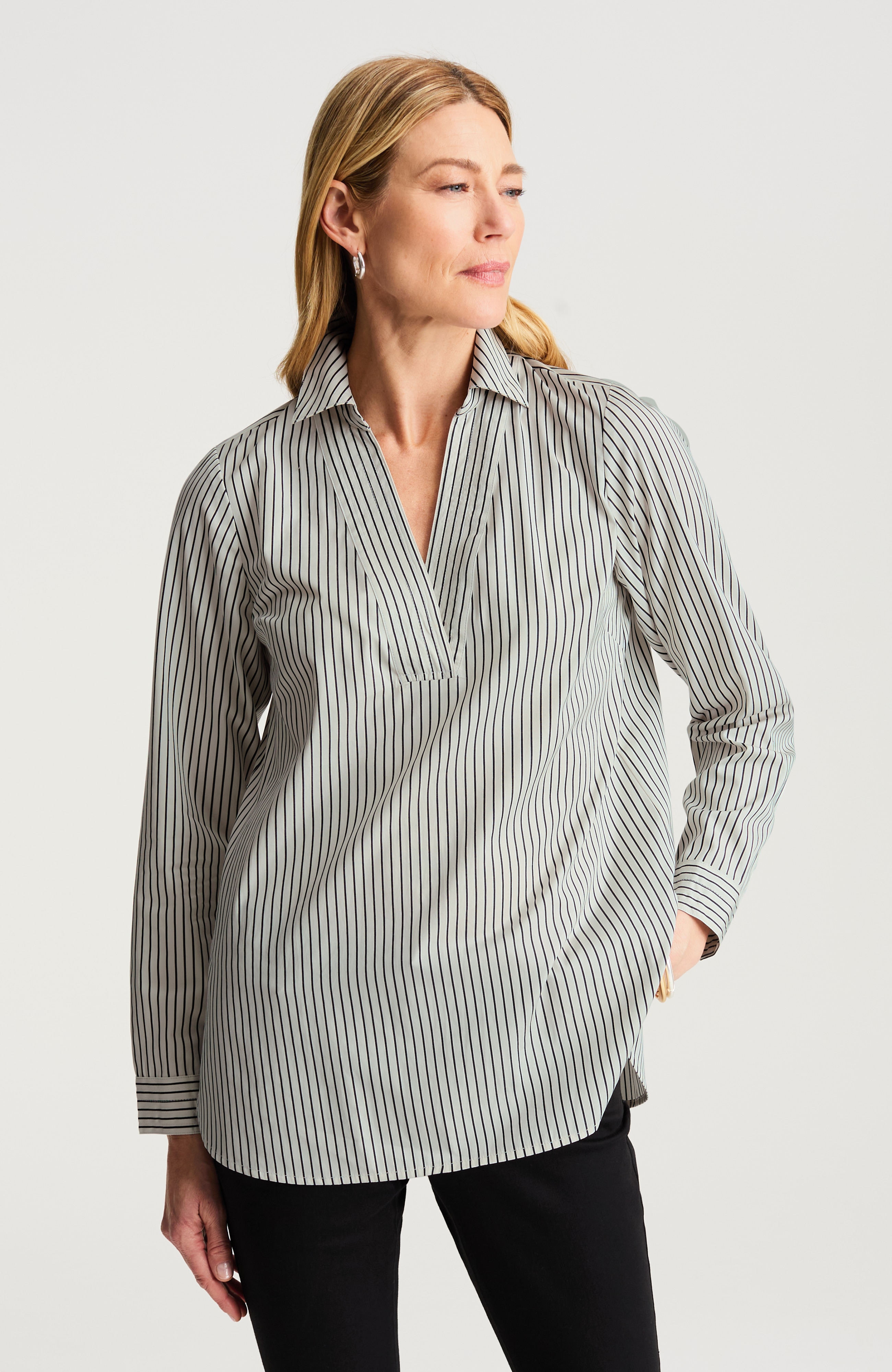 TRAPUNTO-STITCHED TUNIC | JJill
