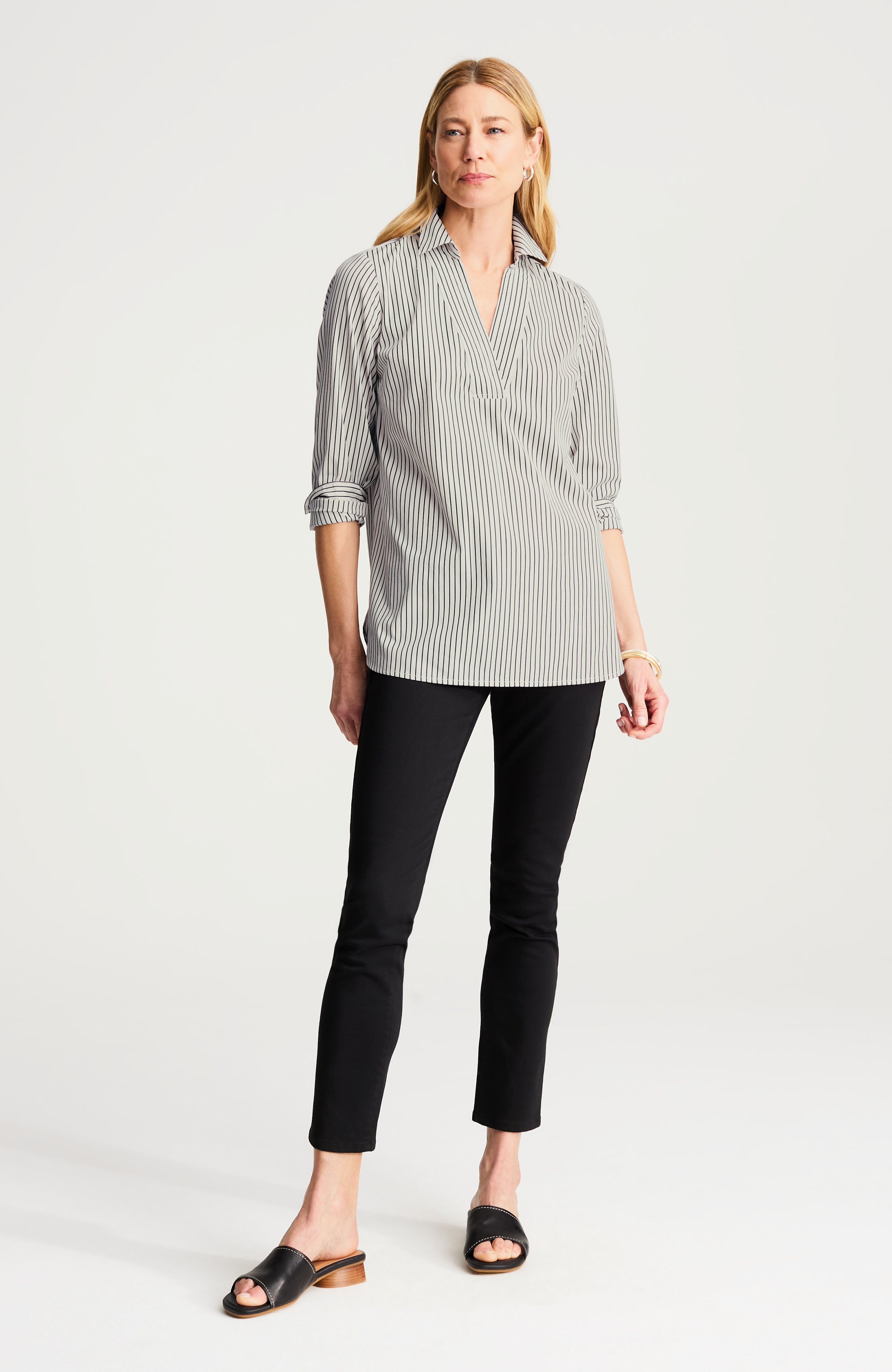 TRAPUNTO-STITCHED TUNIC | JJill