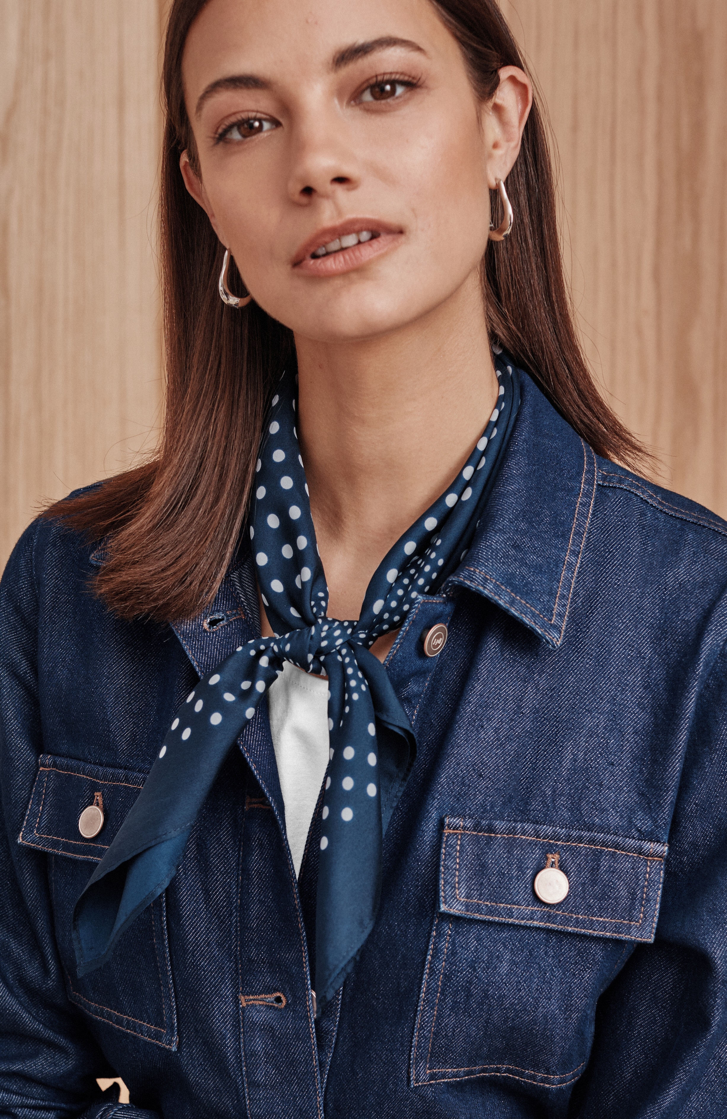 Silk Square Scarf | JJill