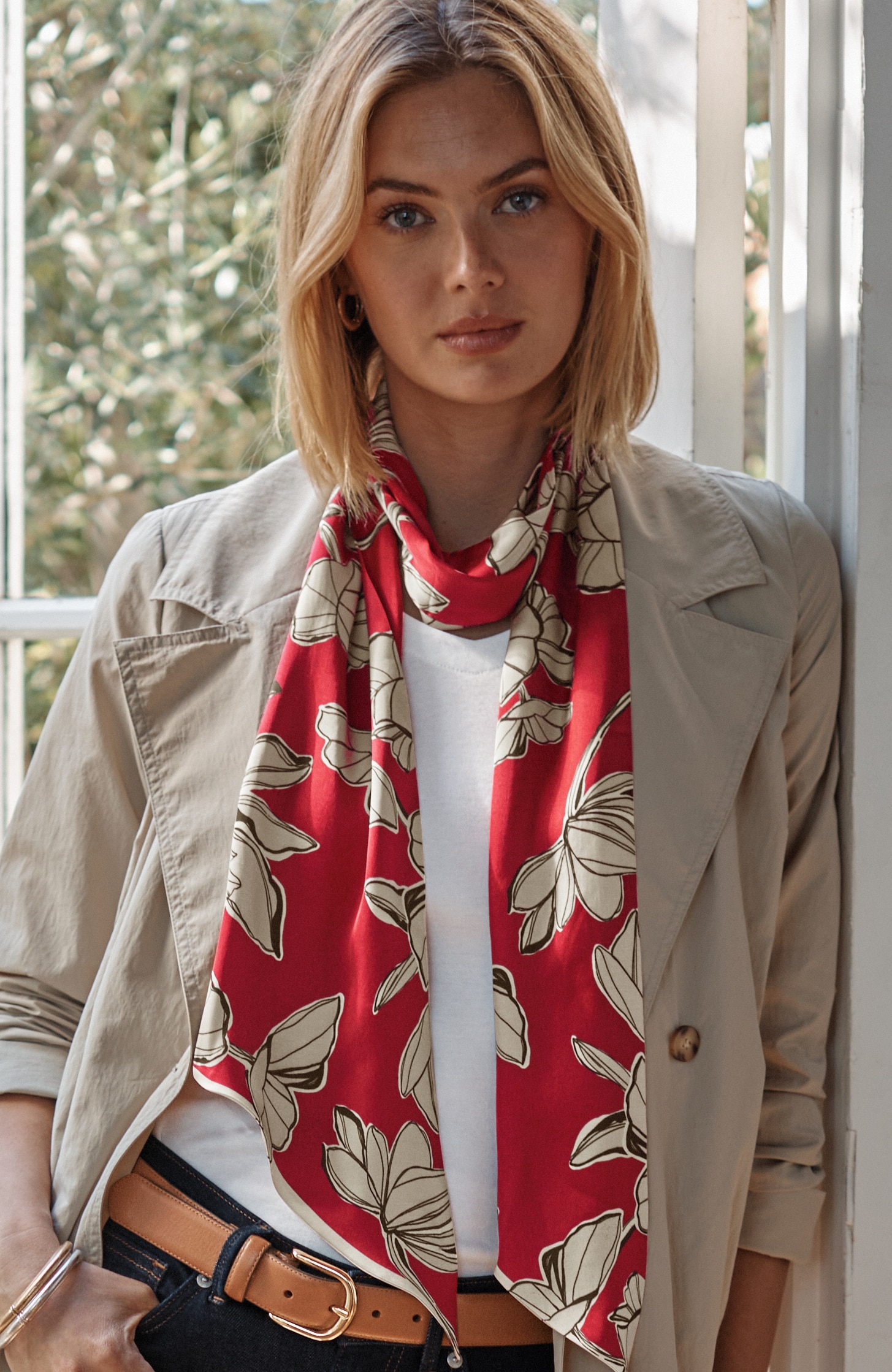 Angled Oblong Scarf | JJill