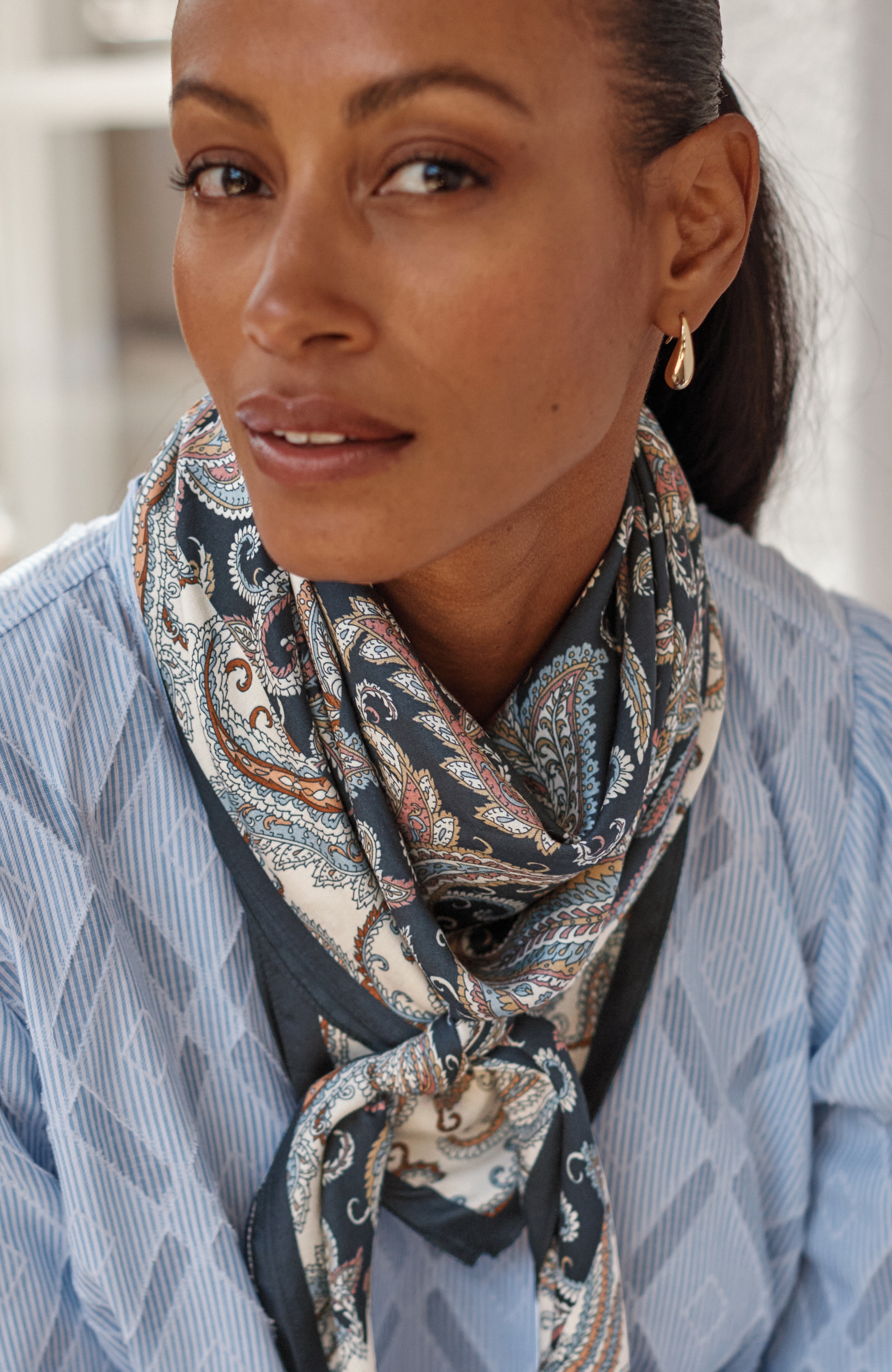 Printed Square Scarf | JJill
