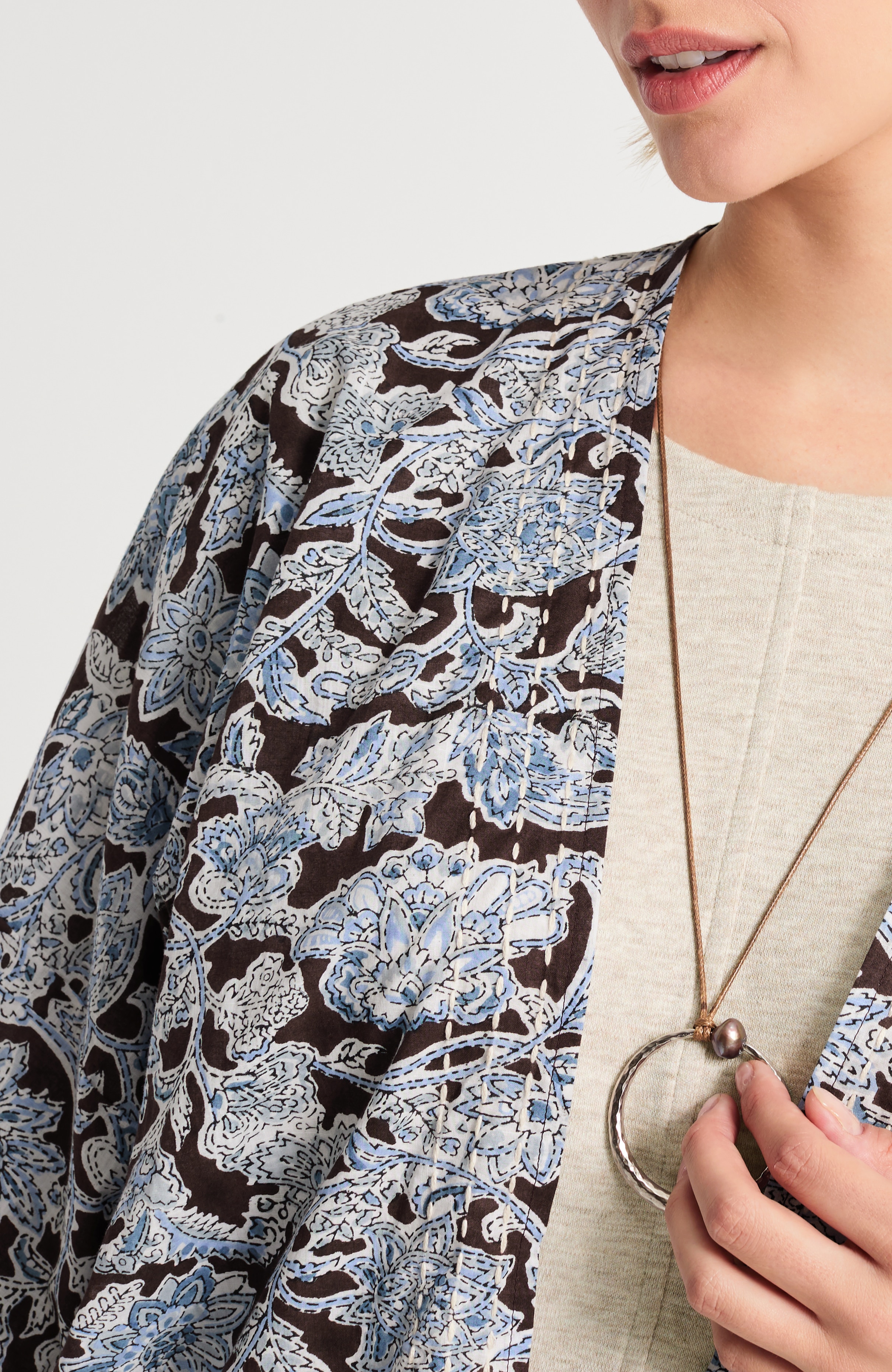 Block-Printed Jacket