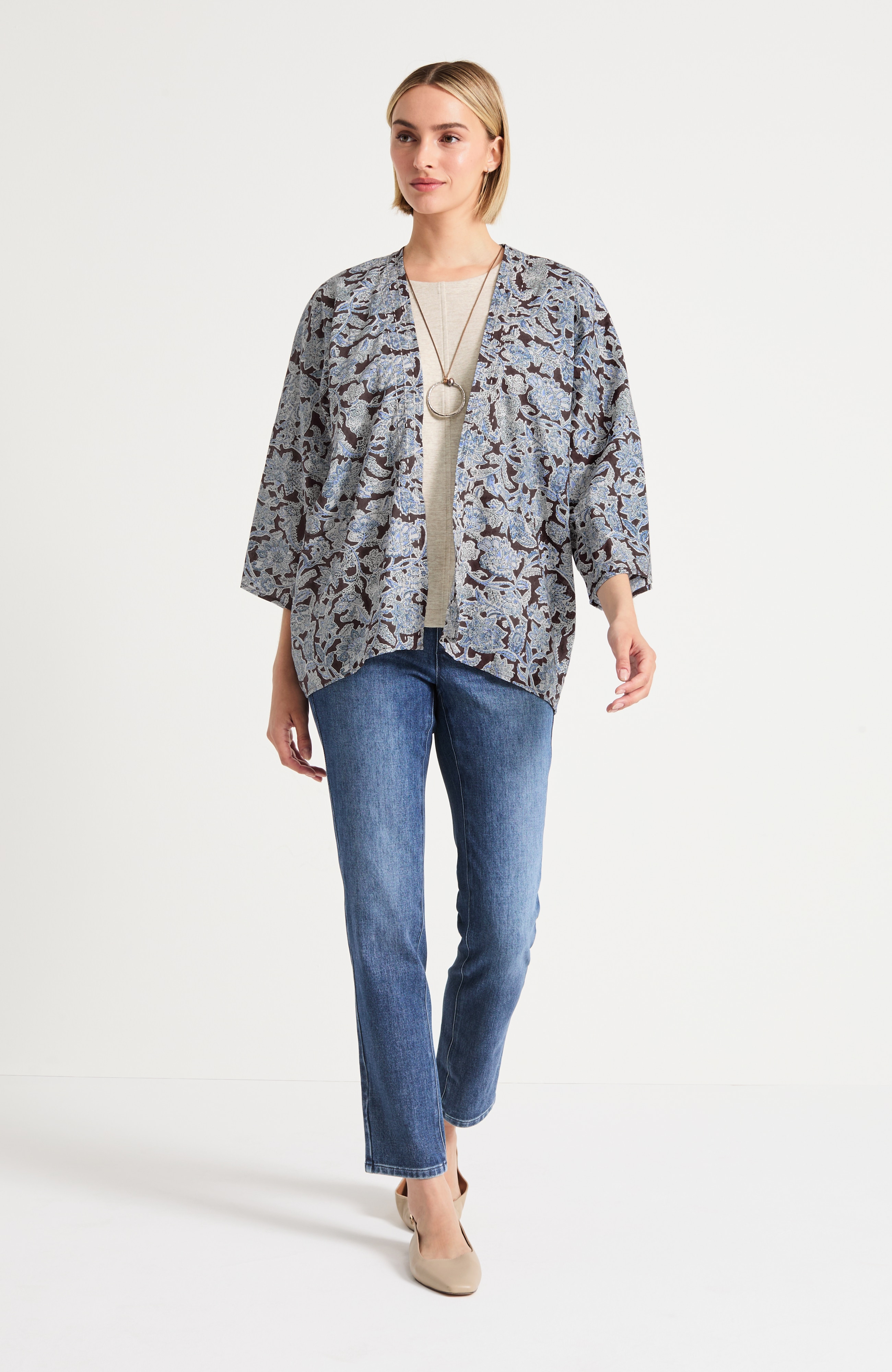 Block-Printed Jacket
