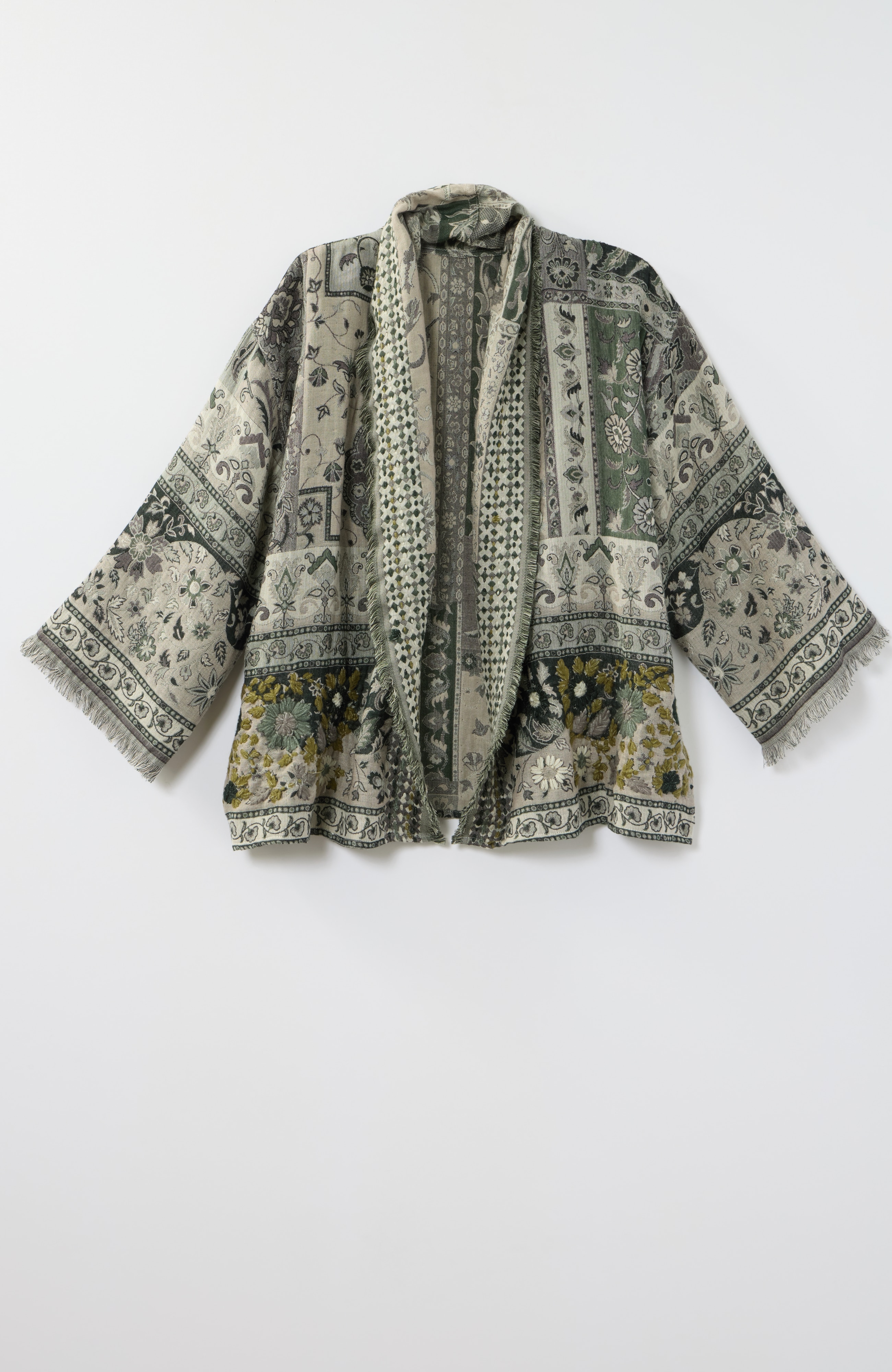 Hand-Embroidered Soft Jacket