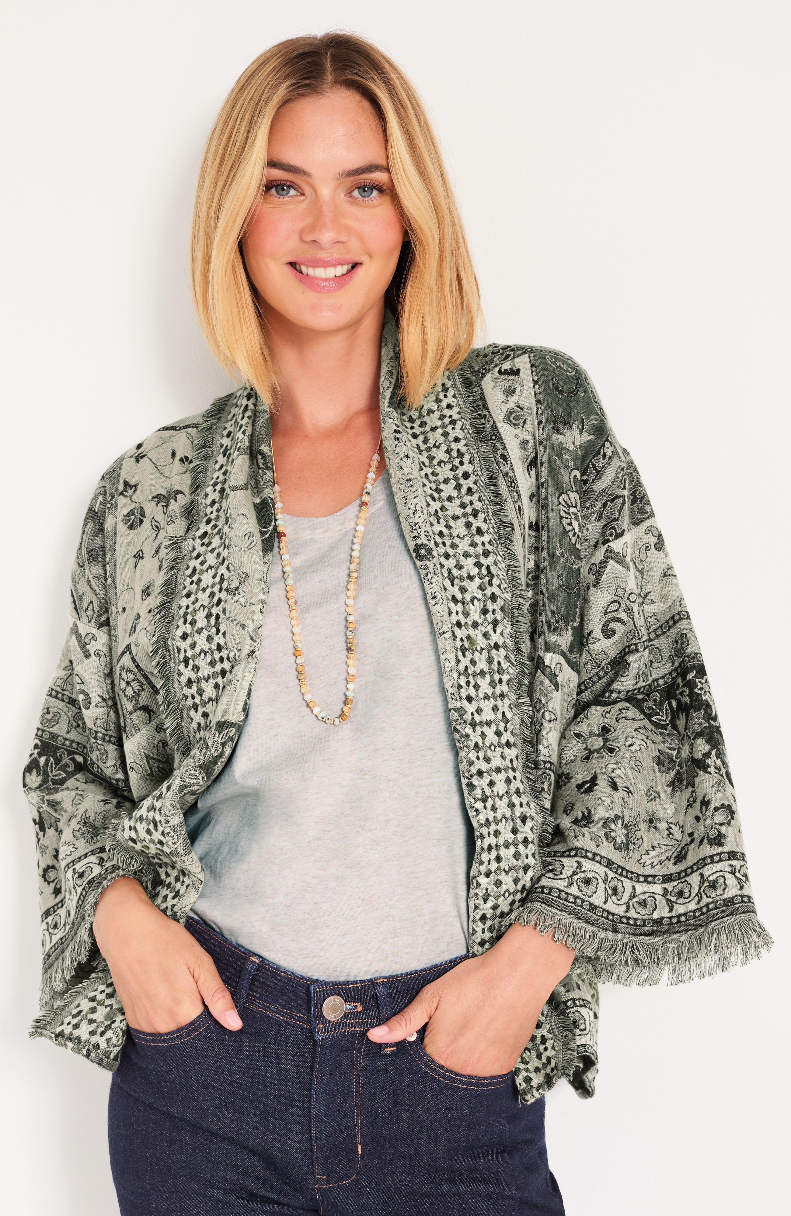 Hand-Embroidered Soft Jacket | JJill