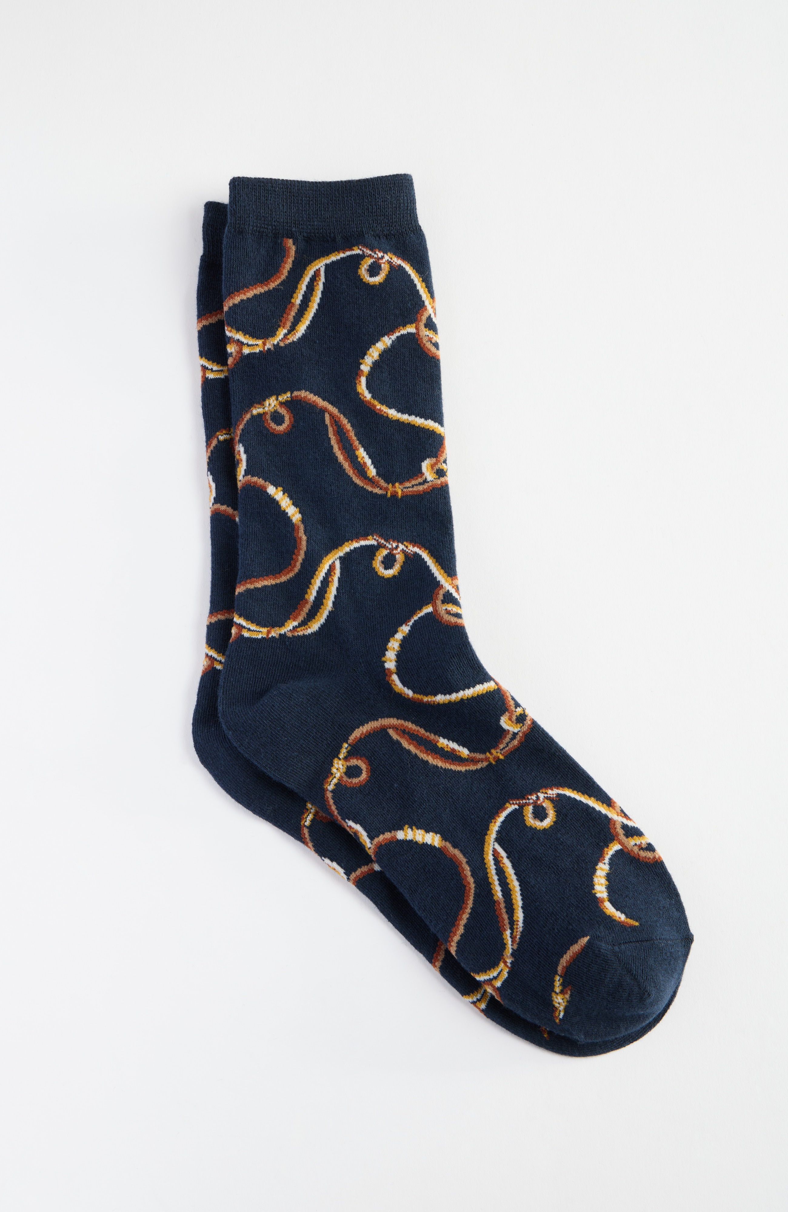 Gilded Knots Crew Socks