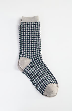 Image for Classic Plaid Crew Socks