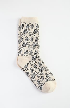 Image for Vintage Floral Crew Socks