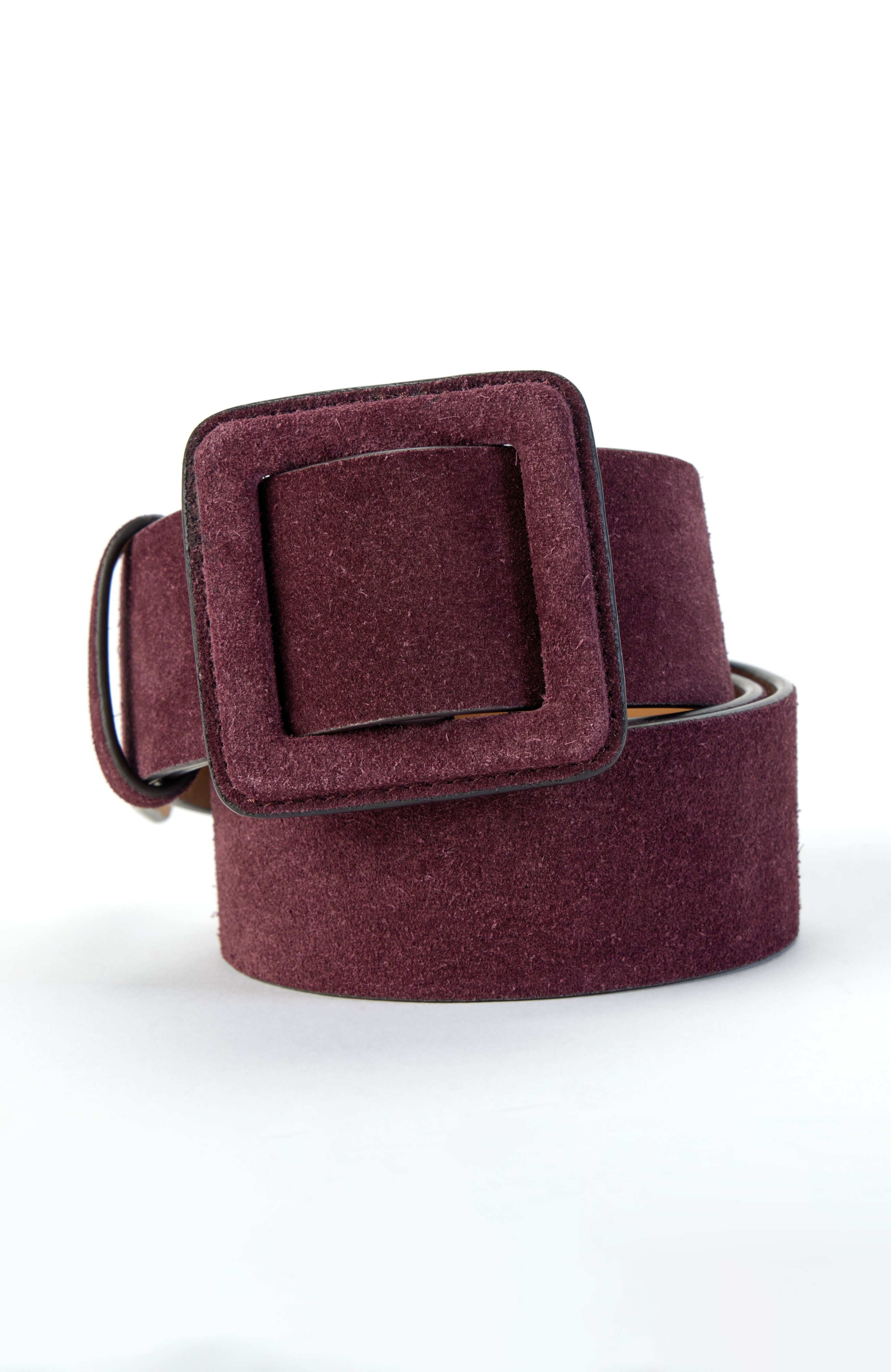 Suede Buckle Belt