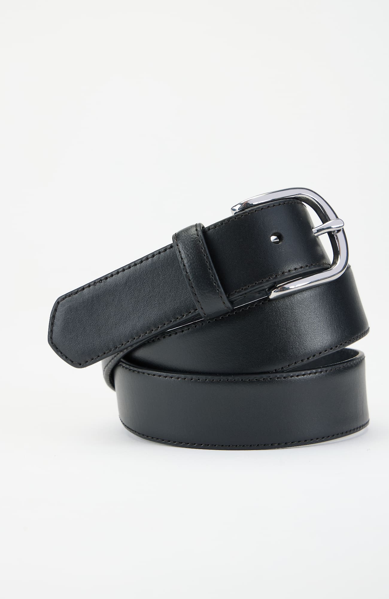 Women's Classic Leather Belt (Black) (Size: XSS) J. Jill