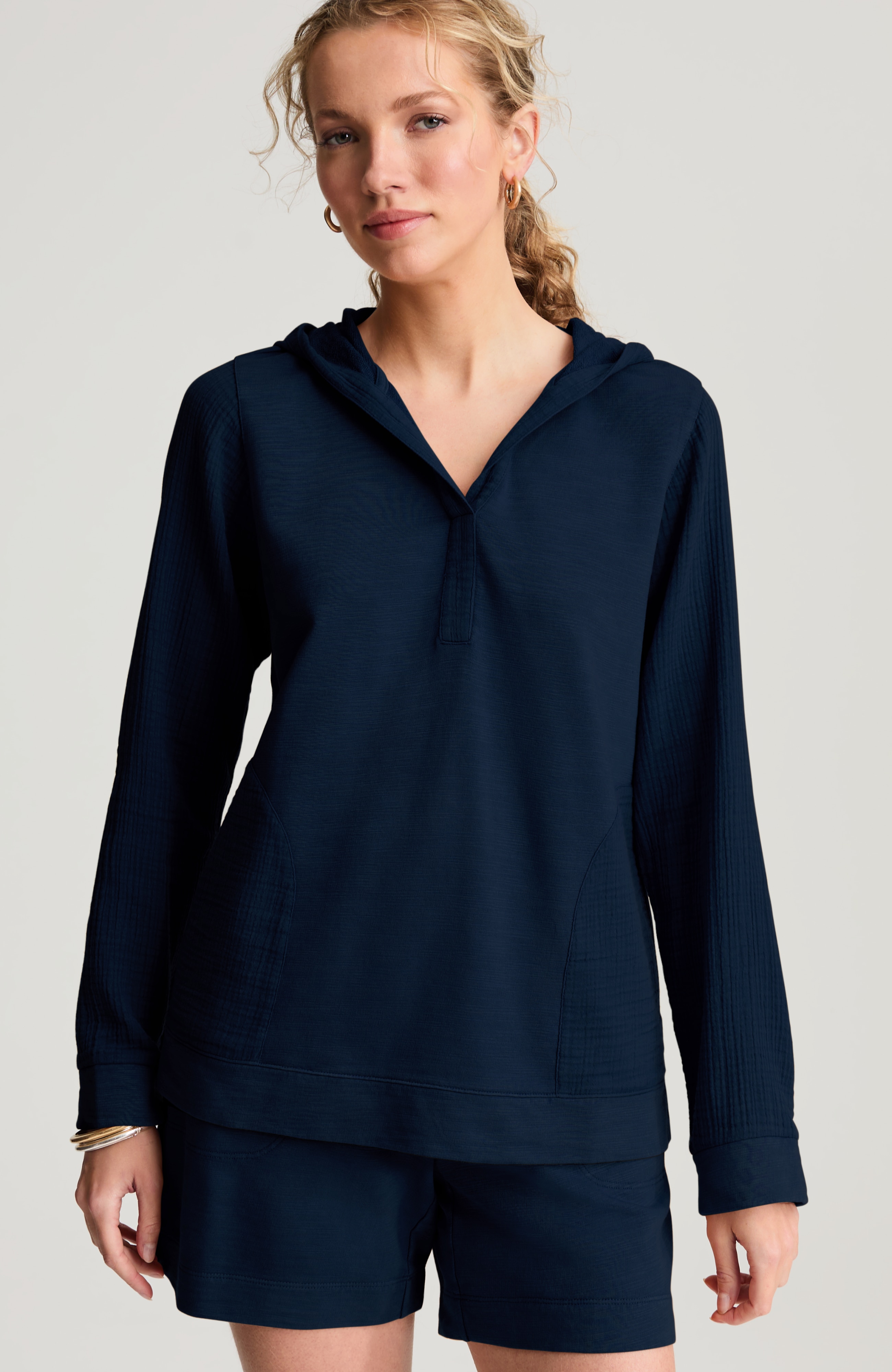 PJ MIXED MEDIA HOODIE | JJill
