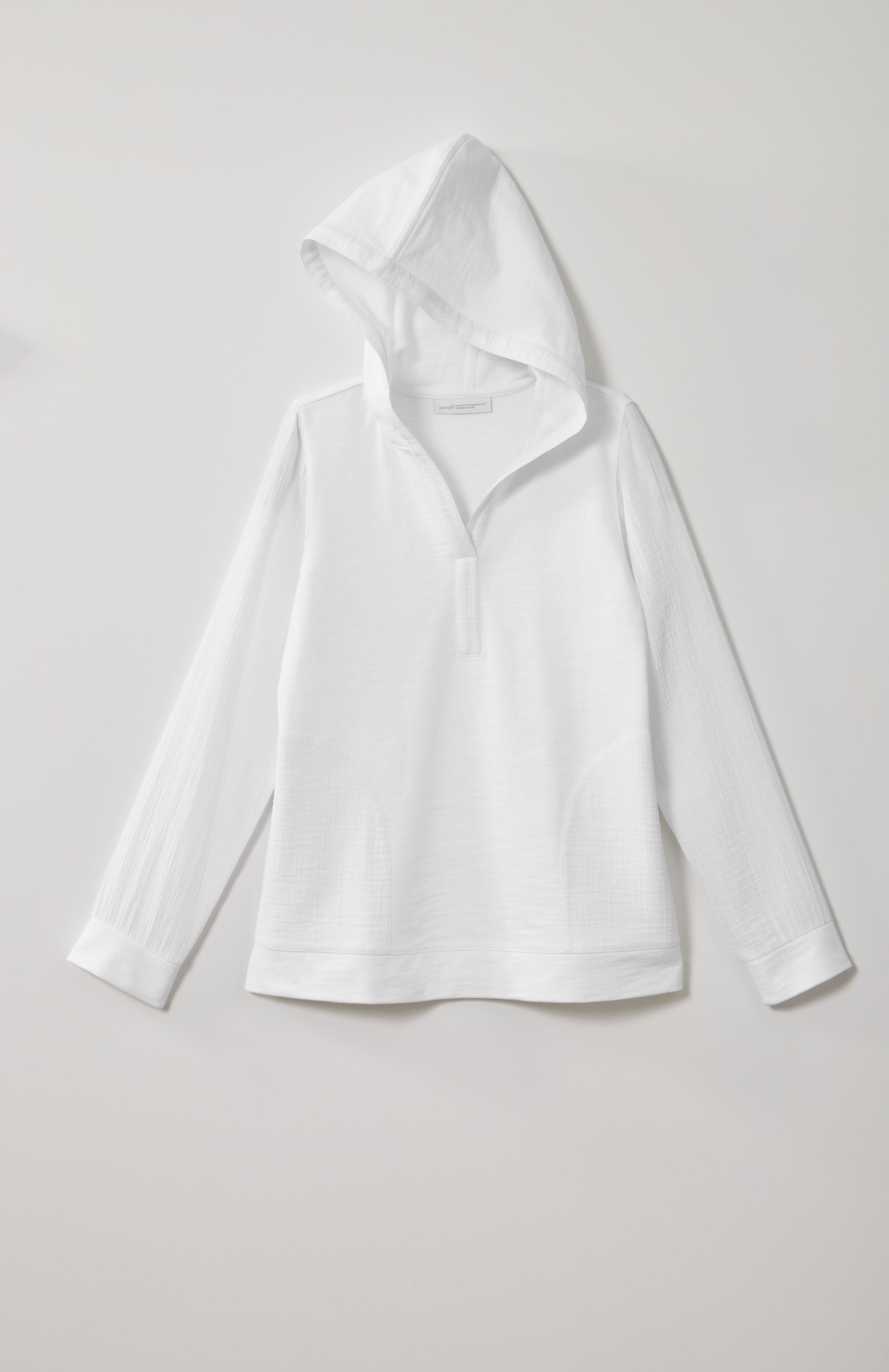 Pure Jill Mixed-Media Hoodie | JJill