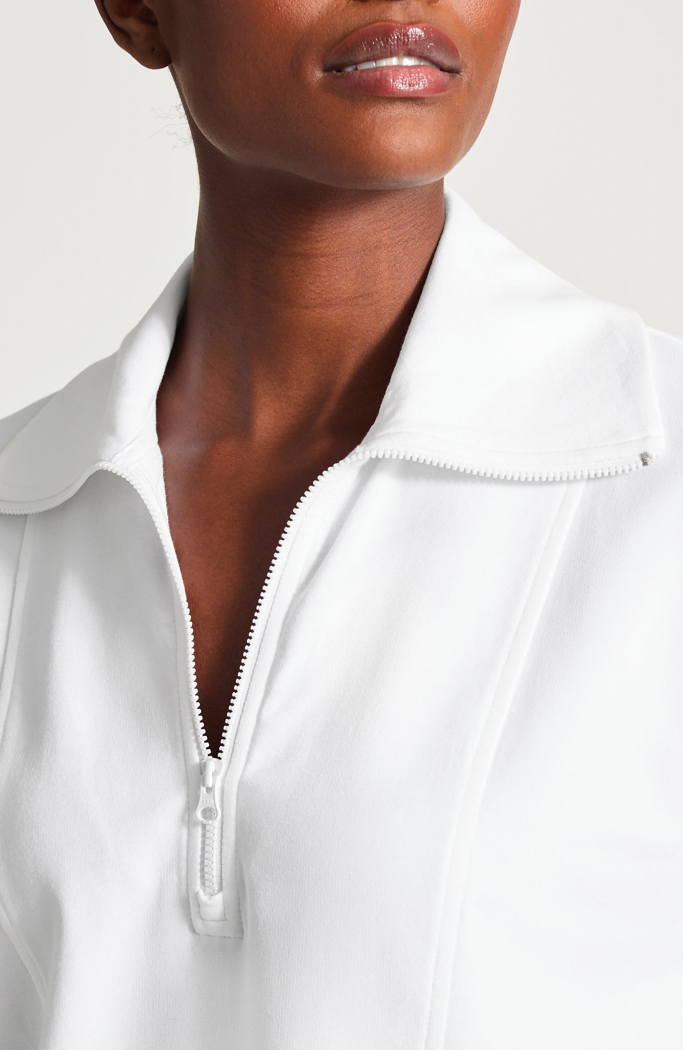 FIT FRENCH TERRY HALF-ZIP | JJill