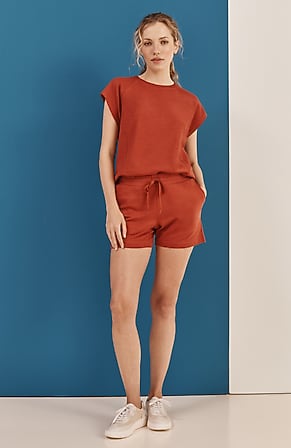 Image for Fit French Terry Tie-Waist Shorts