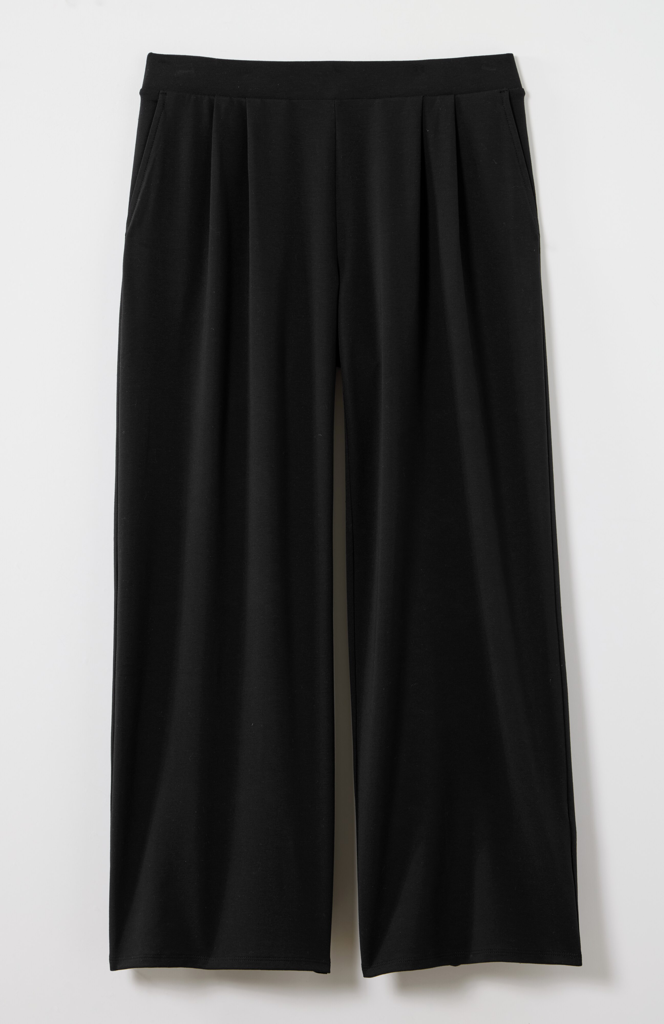wearever pleated wide-leg crops
