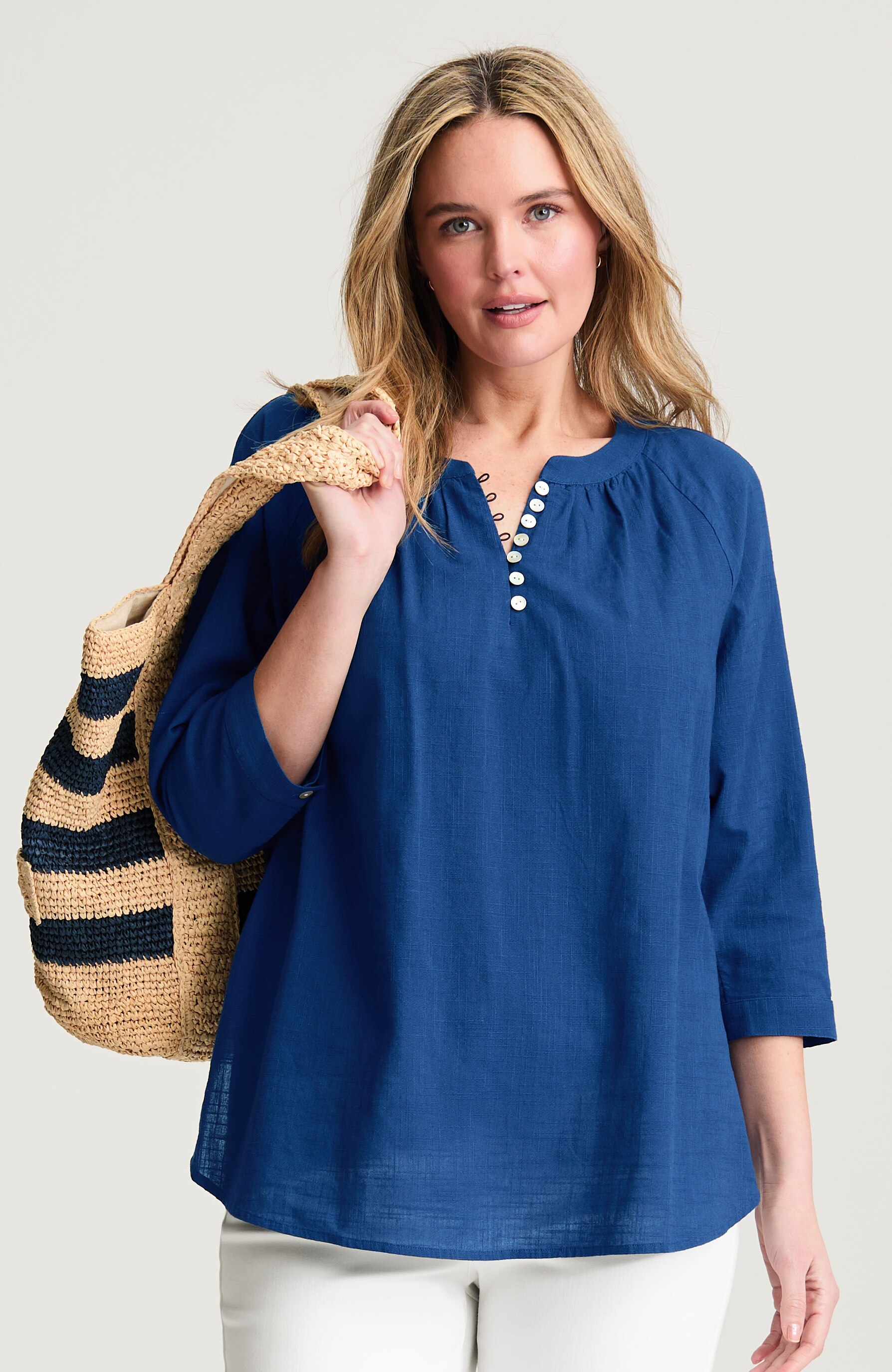 PJ RELAXED POPOVER TUNIC | JJill