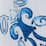 vibrant blue painterly tiles, $74.99
