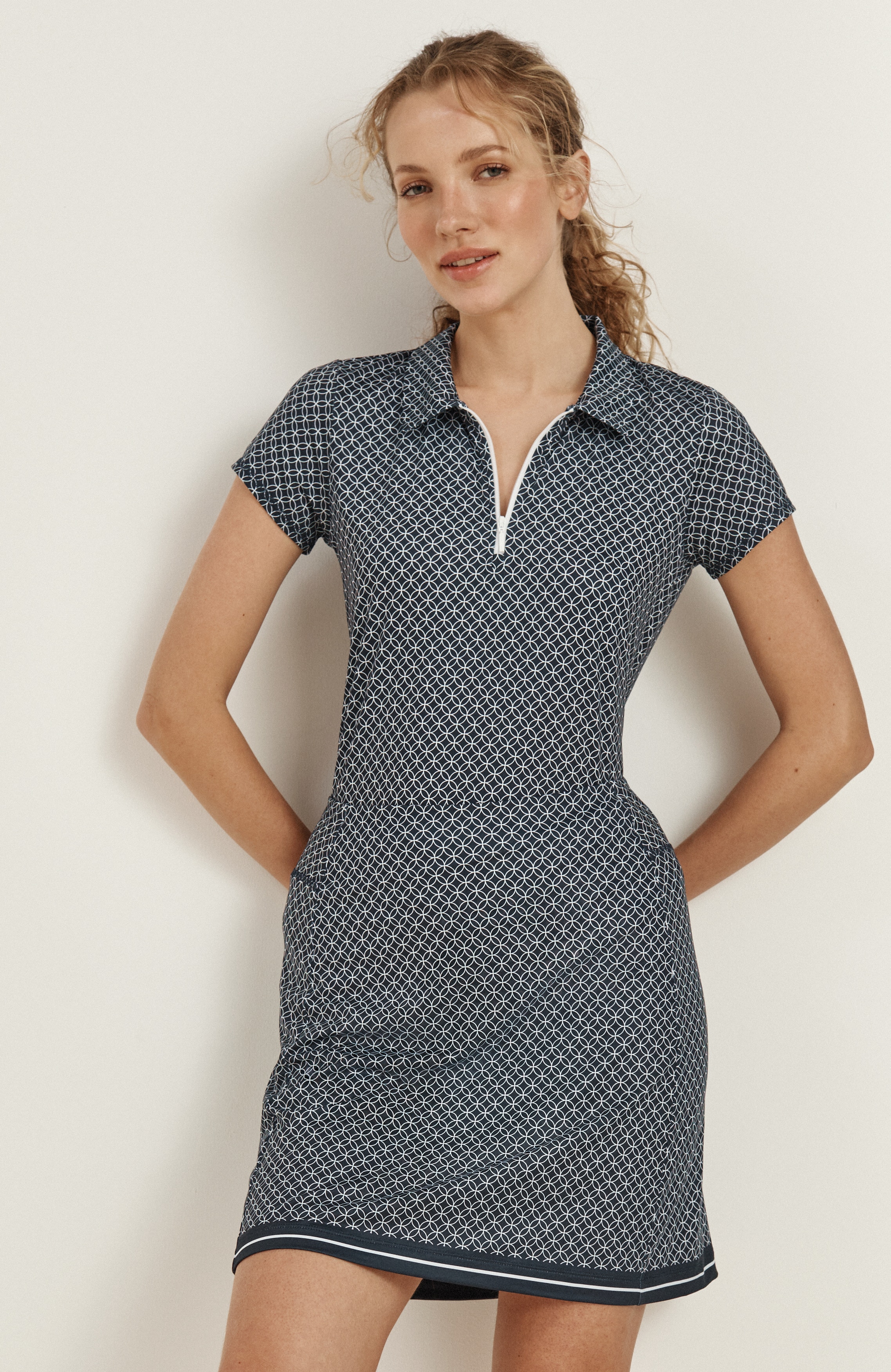 fit performance knit pull-on skort
