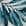Swatch image of blue hosta moody palms for Split-Neck A-Line Dress