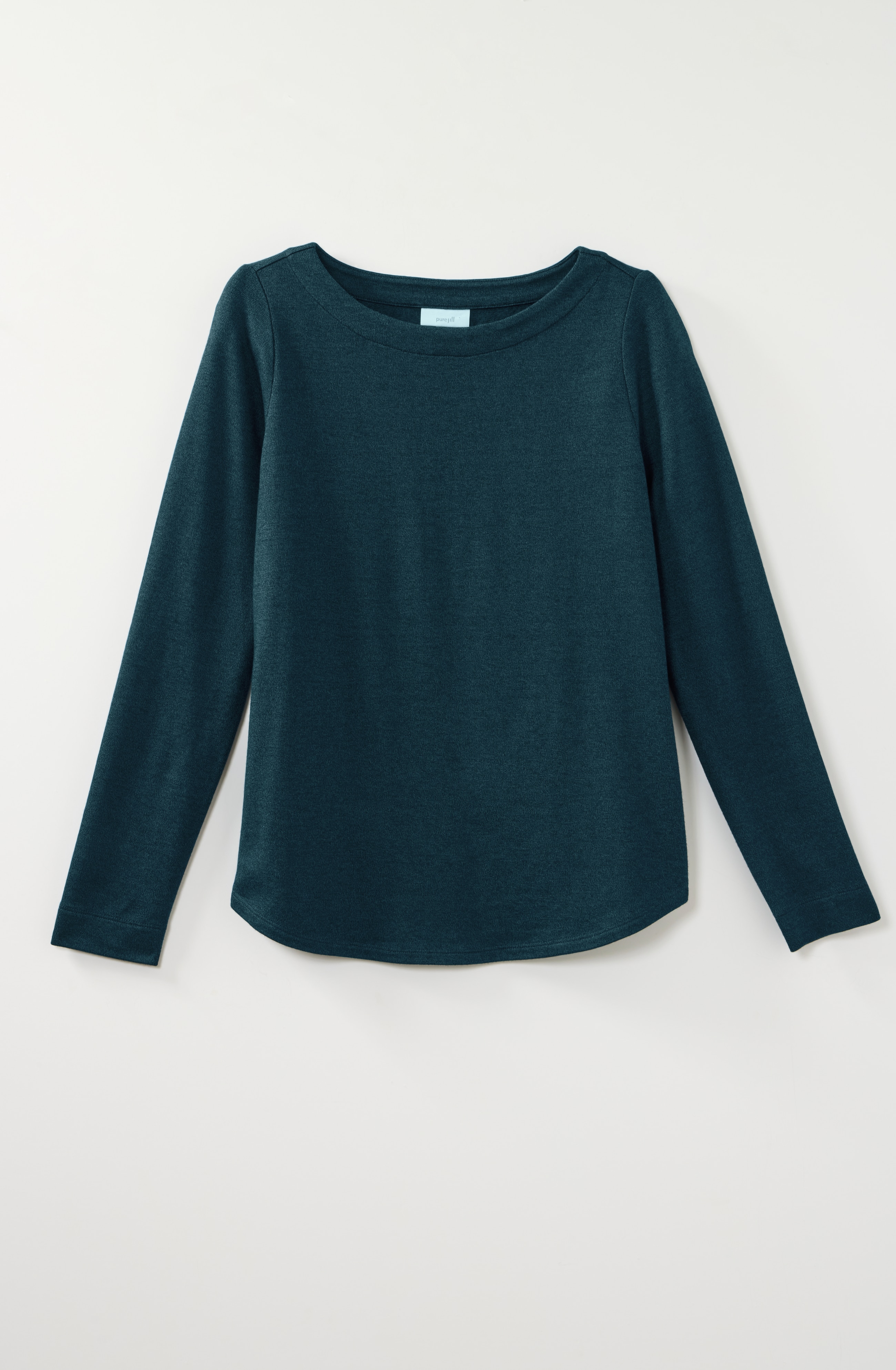 Pure Jill Soft-Knit Boat-Neck Top