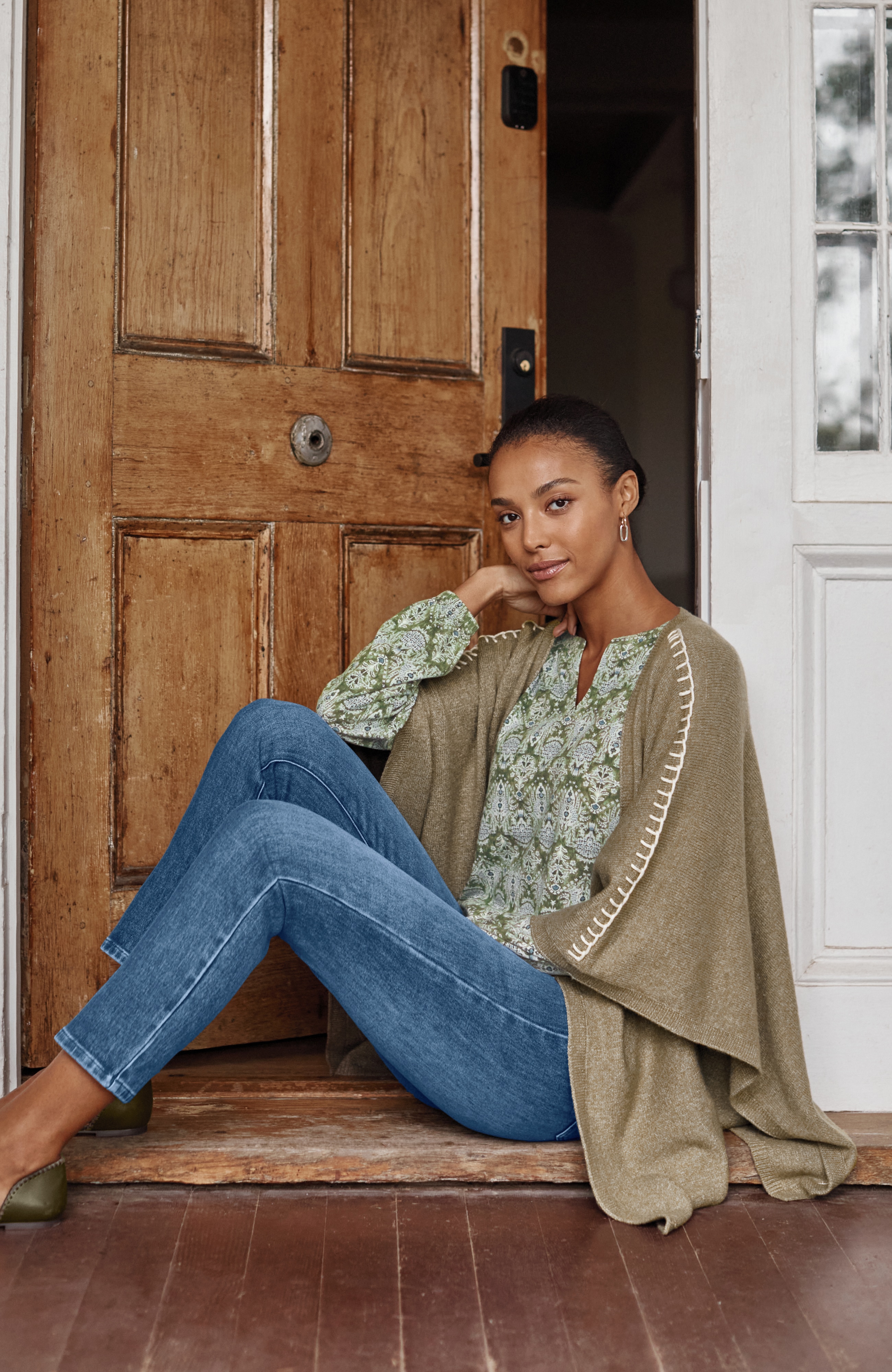 Pure Jill Printed Popover | J.Jill