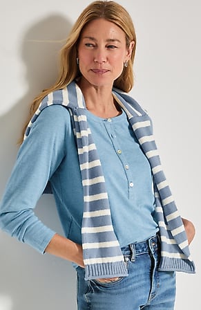 Image for Knit Henley Top