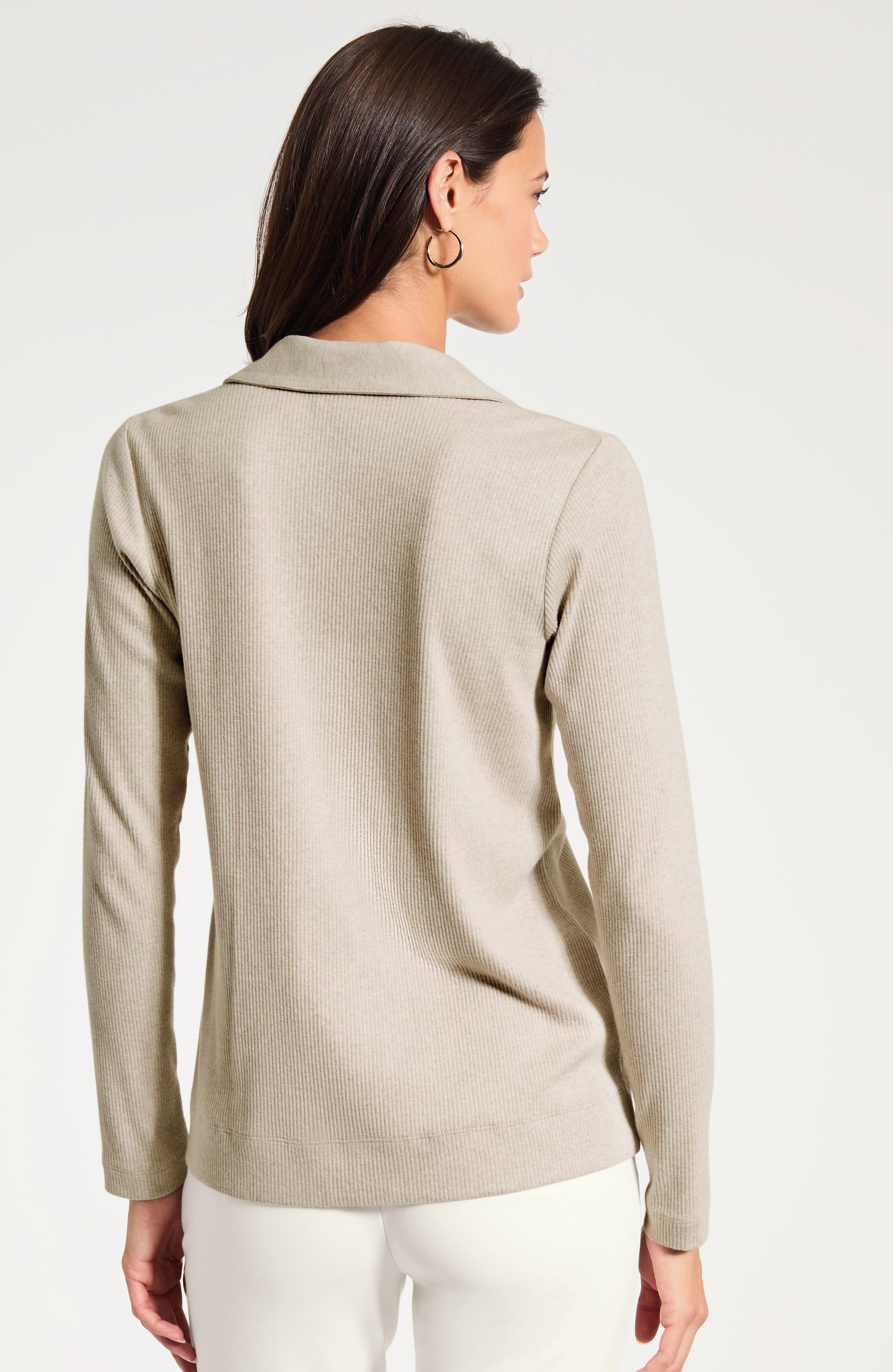 Knit Collared Top